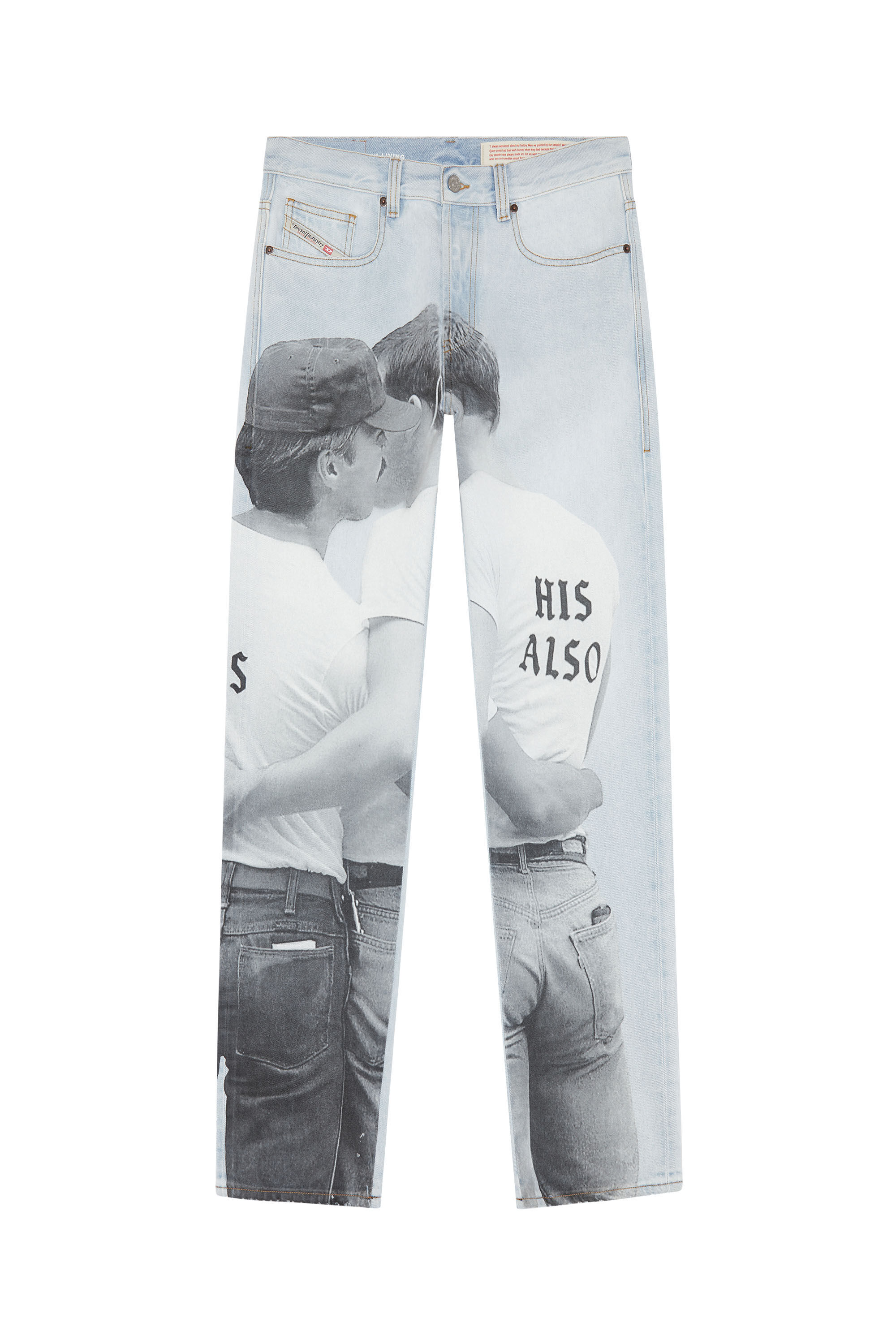Diesel - Straight Jeans 2010 D-Macs 007U4, Light Blue - Image 2