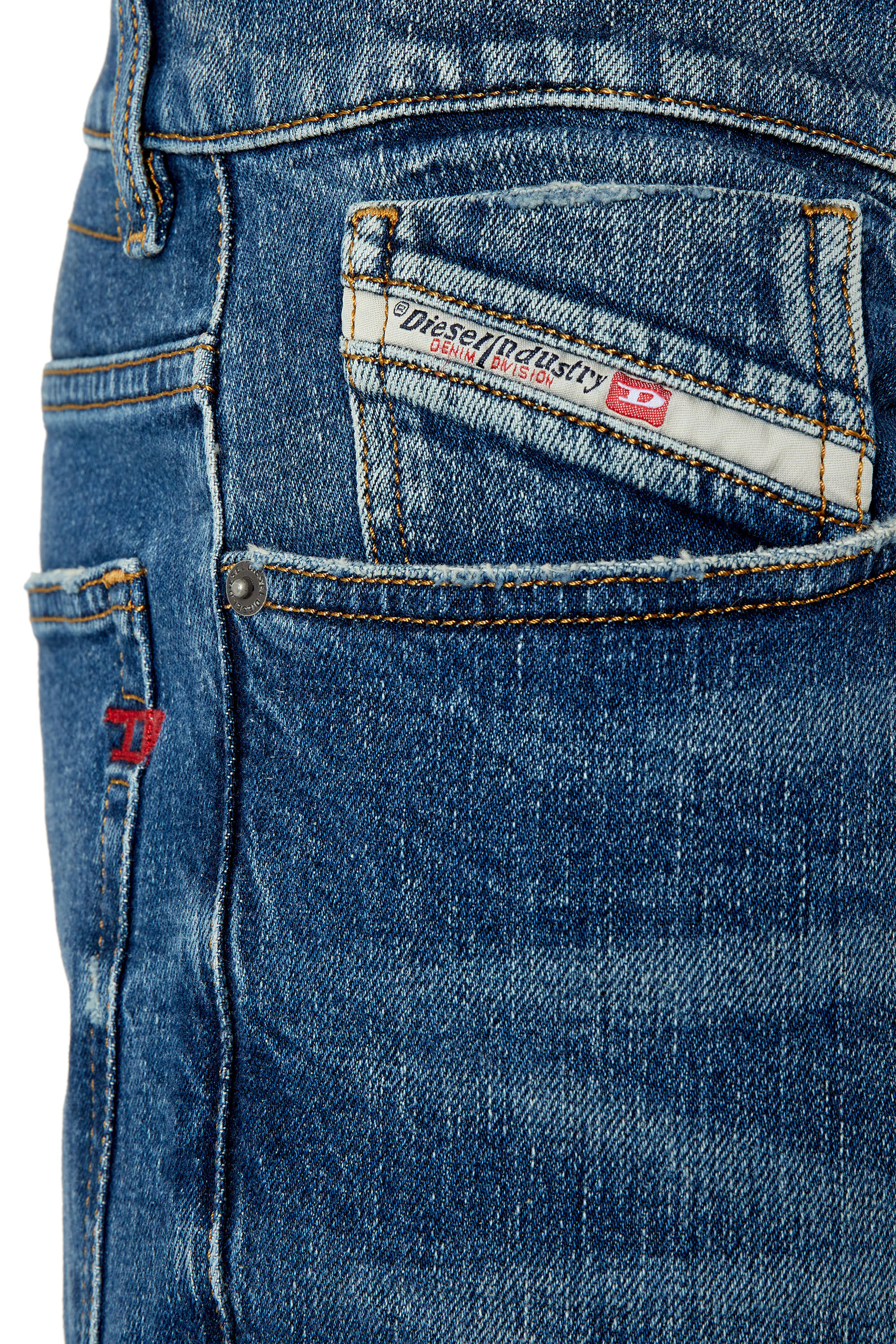 Diesel - Tapered Jeans 2005 D-Fining 007L1, Medium blue - Image 5