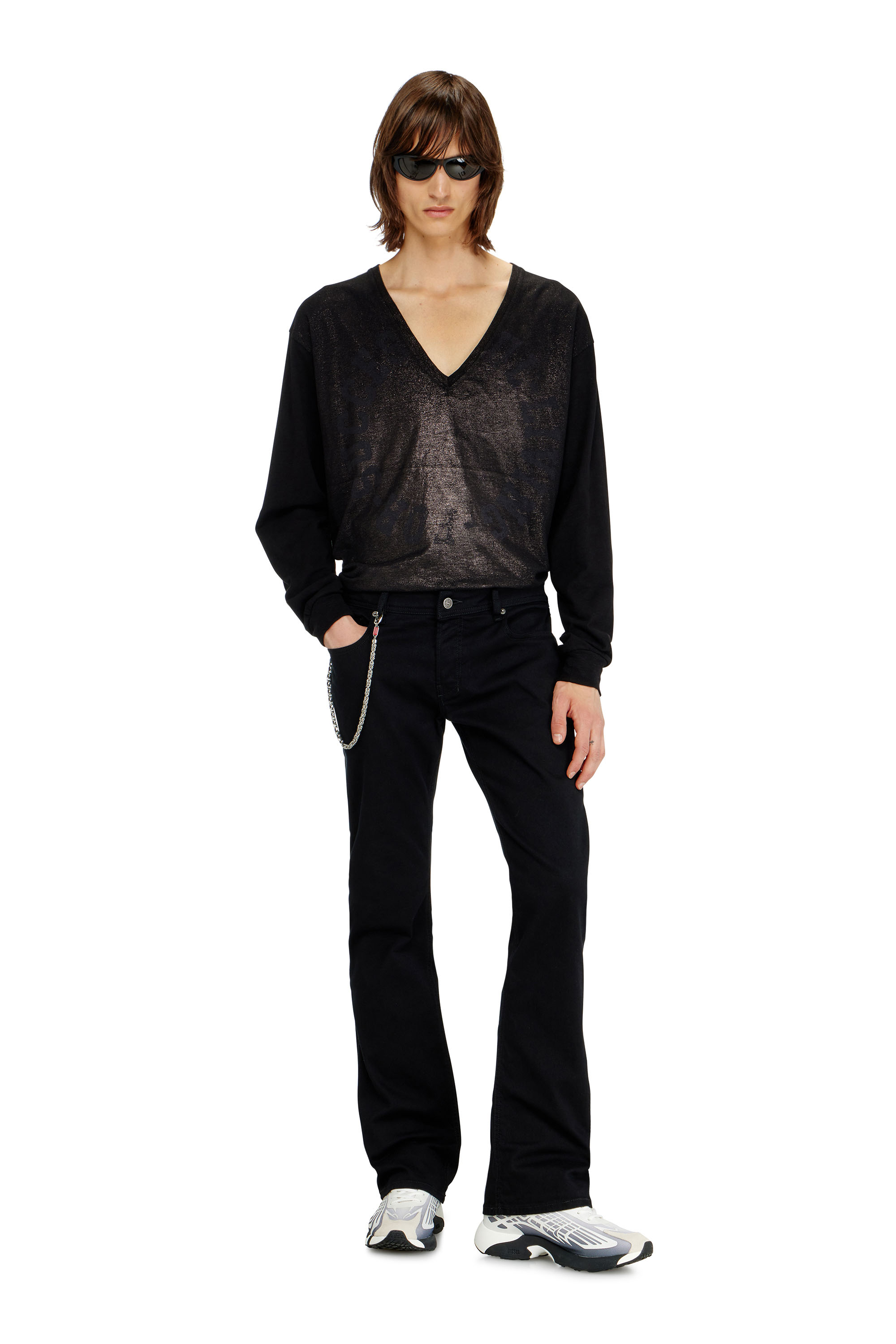 Diesel - Man's Bootcut Jeans 2007 Zatiny 0688H, Black/Dark grey - 1