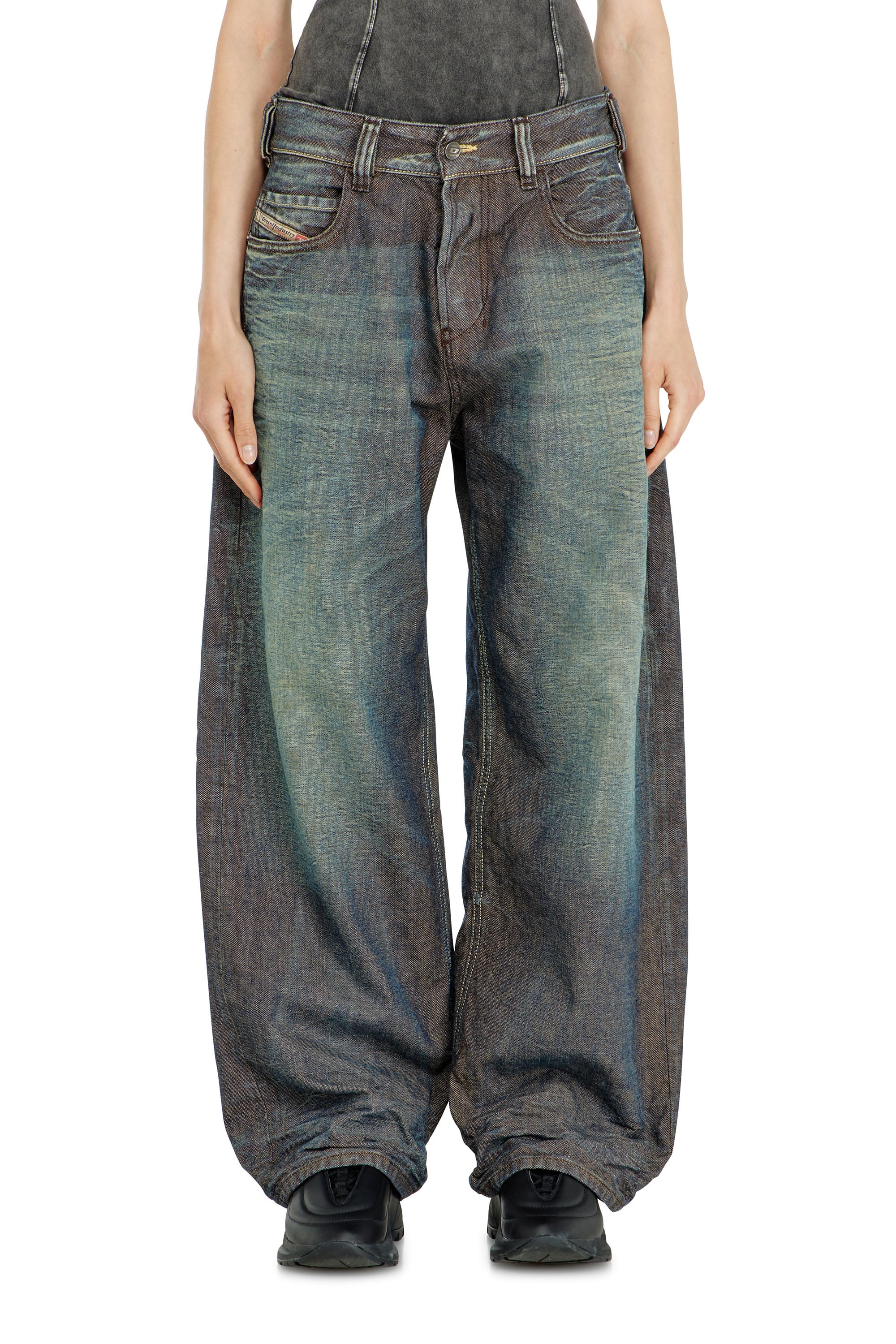 Diesel - Unisex's Relaxed Jeans 1997 D-Enim-M 007EM, Dark Blue - 2