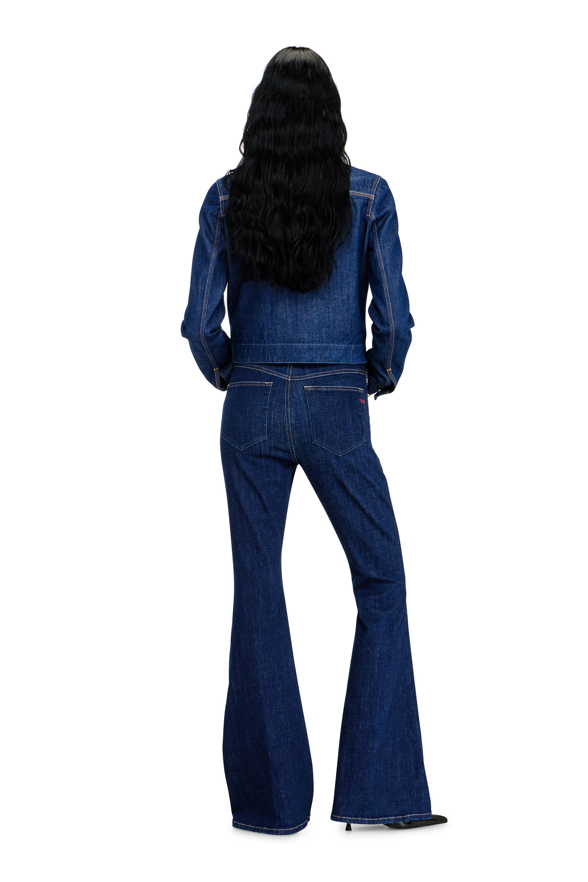 Diesel - Woman's Bootcut Jeans 1973 D-Partt 09Q03, Dark Blue - 4