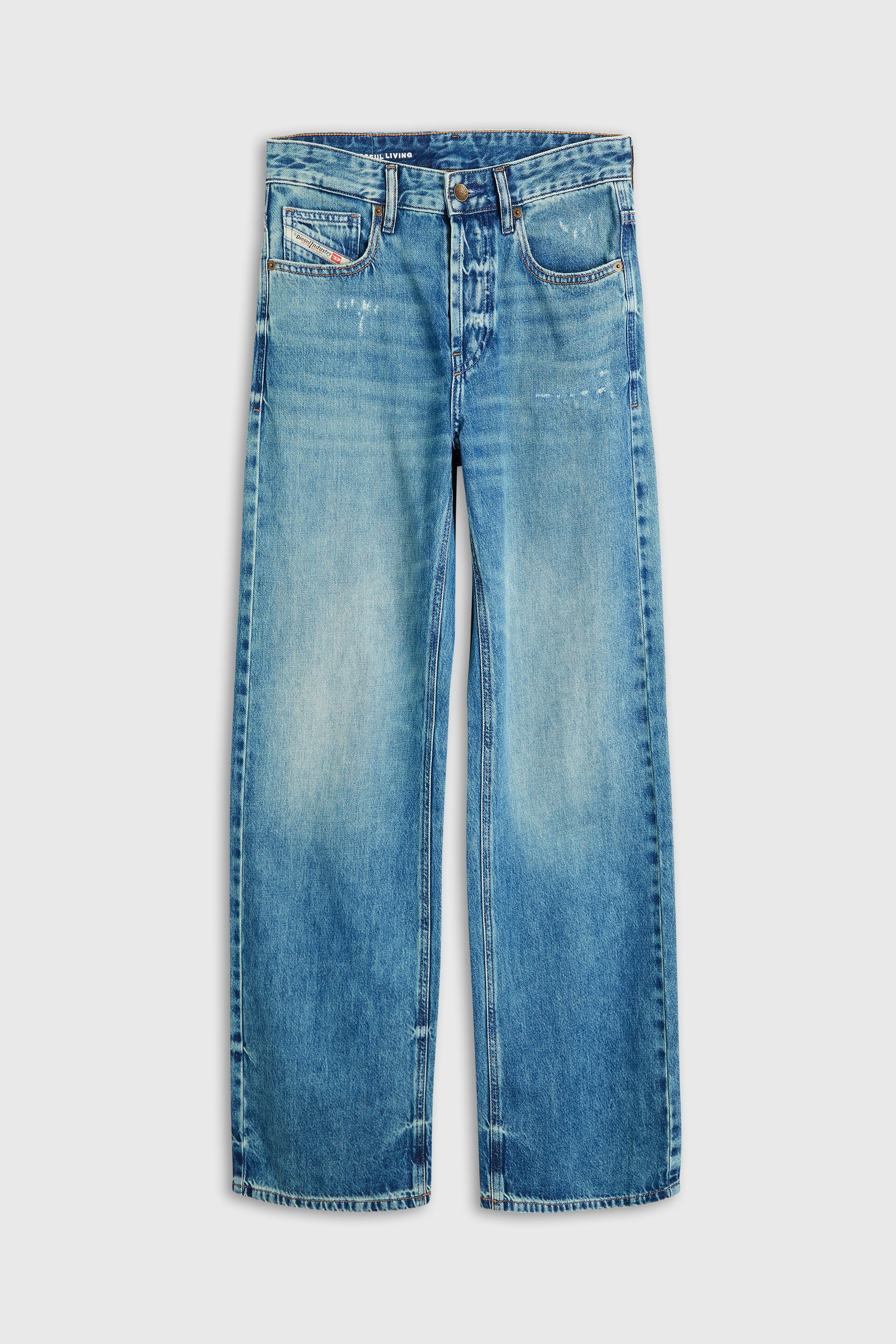 Diesel - Woman's Relaxed Jeans 1990 D-Waigee 0TJDI, Medium blue - 2