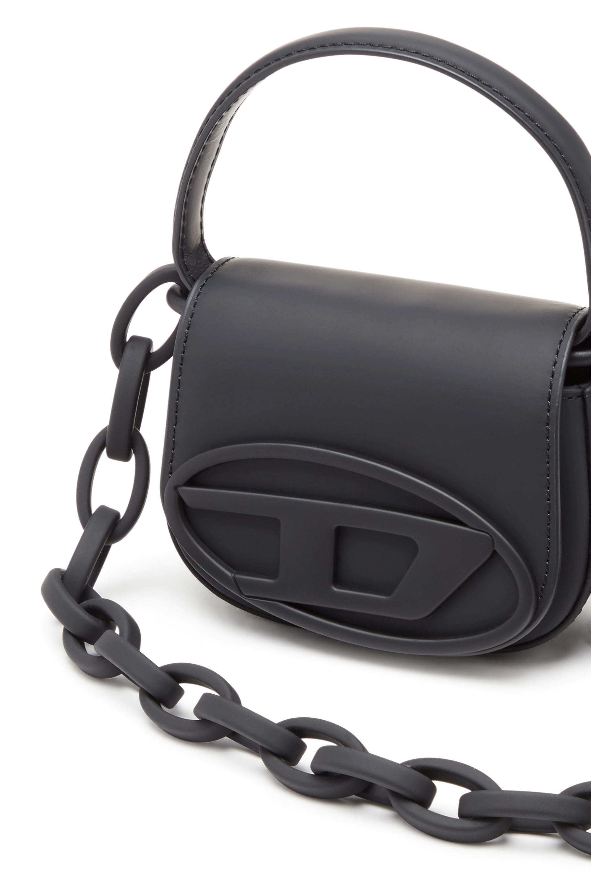Diesel - 1DR XS, Woman 1DR Xs-Iconic mini bag in matte leather in Black - Image 5