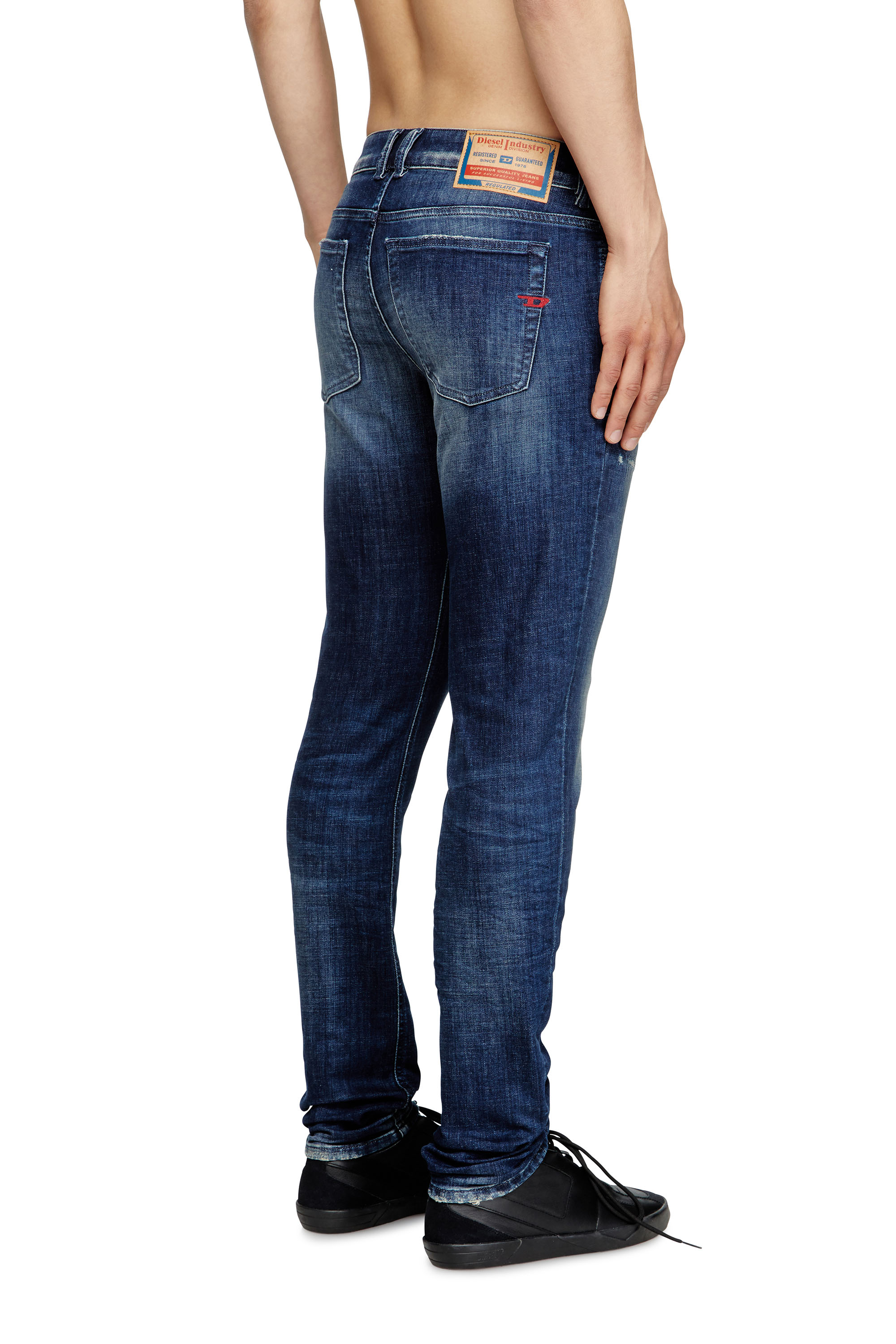 Diesel - Man's Skinny Jeans 1979 Sleenker 09L97, Dark Blue - 4