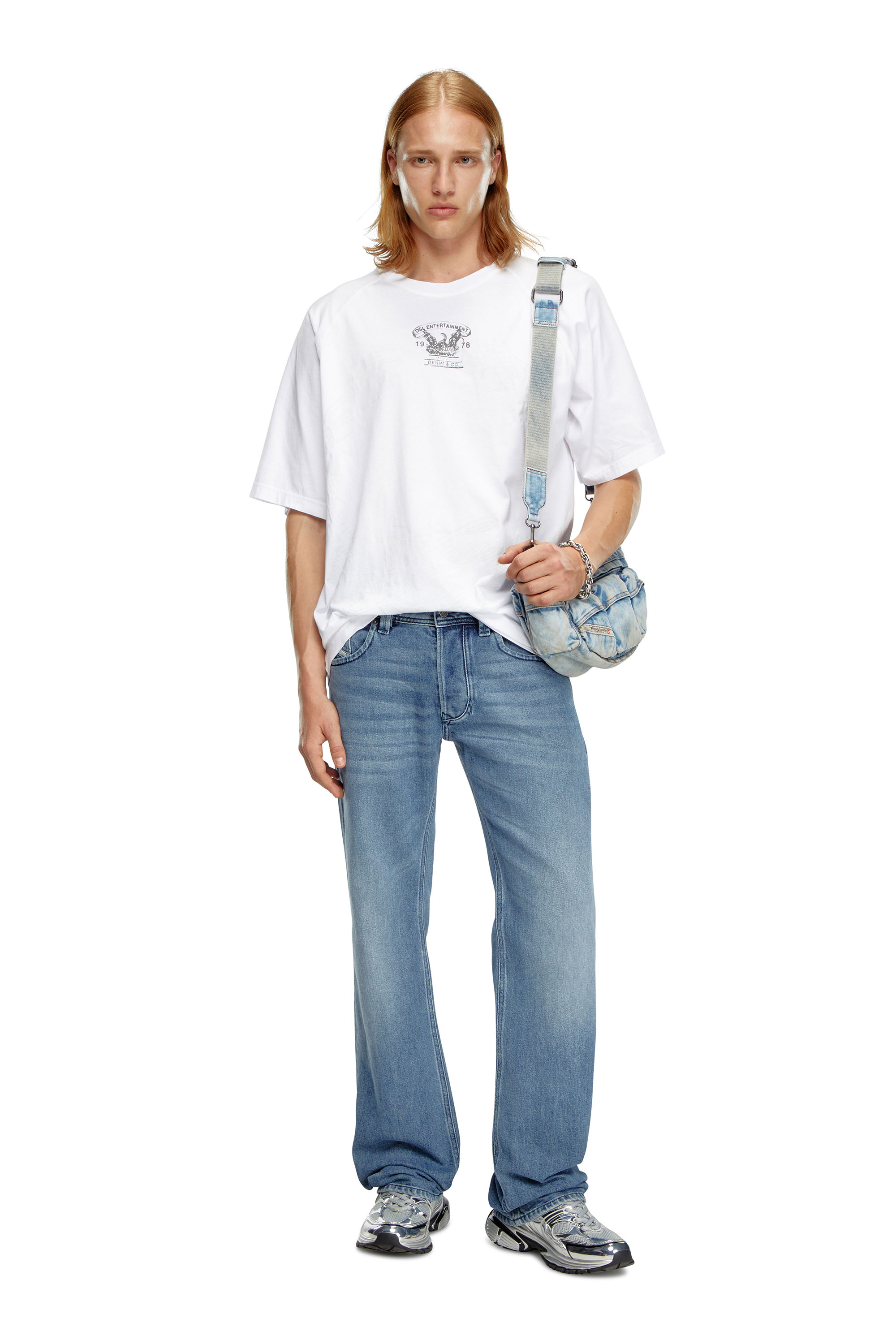 Diesel - Straight Jeans 1985 Larkee 09H30, Medium blue - Image 4