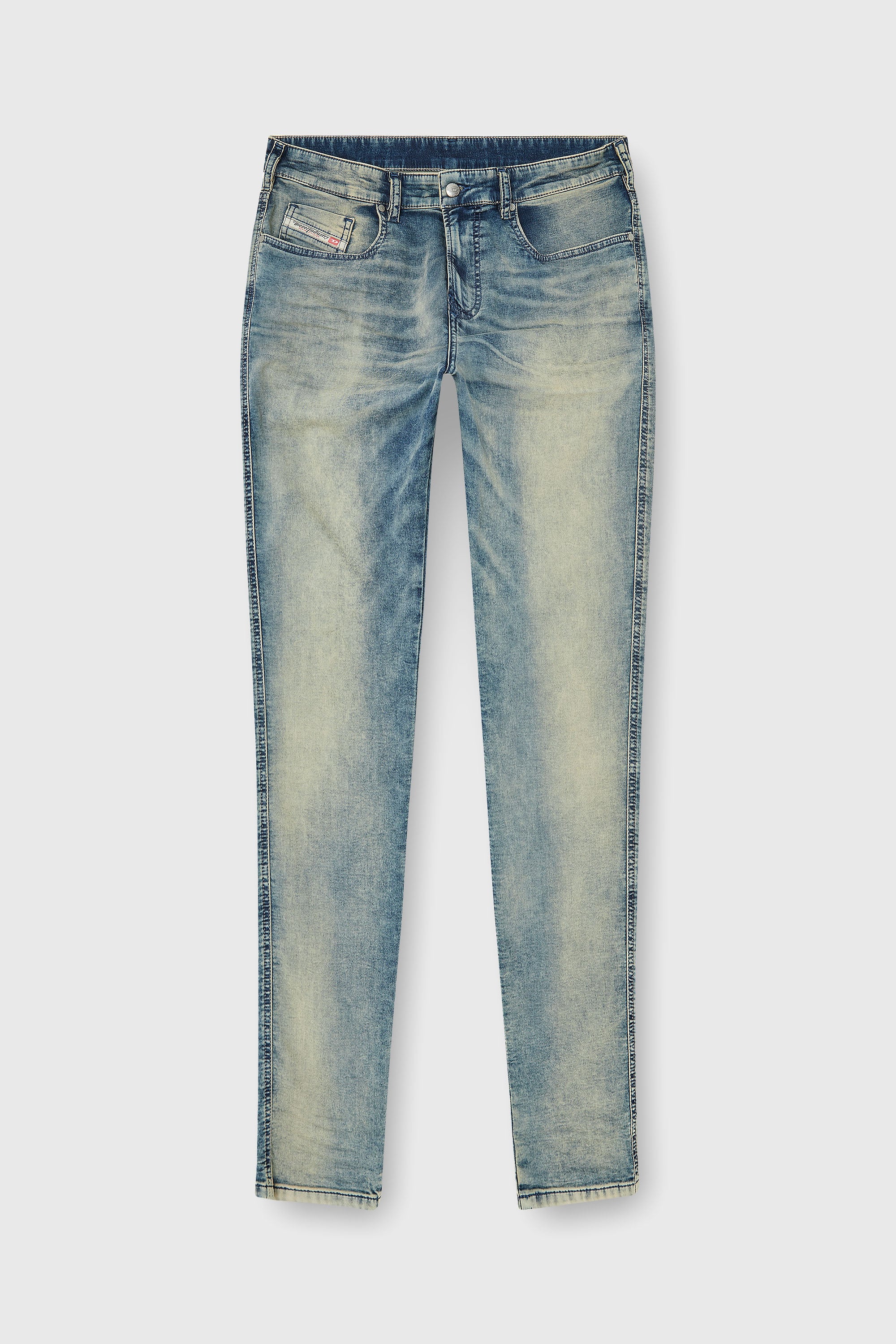 Diesel - Man's Slim 2062 D-Strukt Joggjeans&reg; 09P60, Medium blue - 4