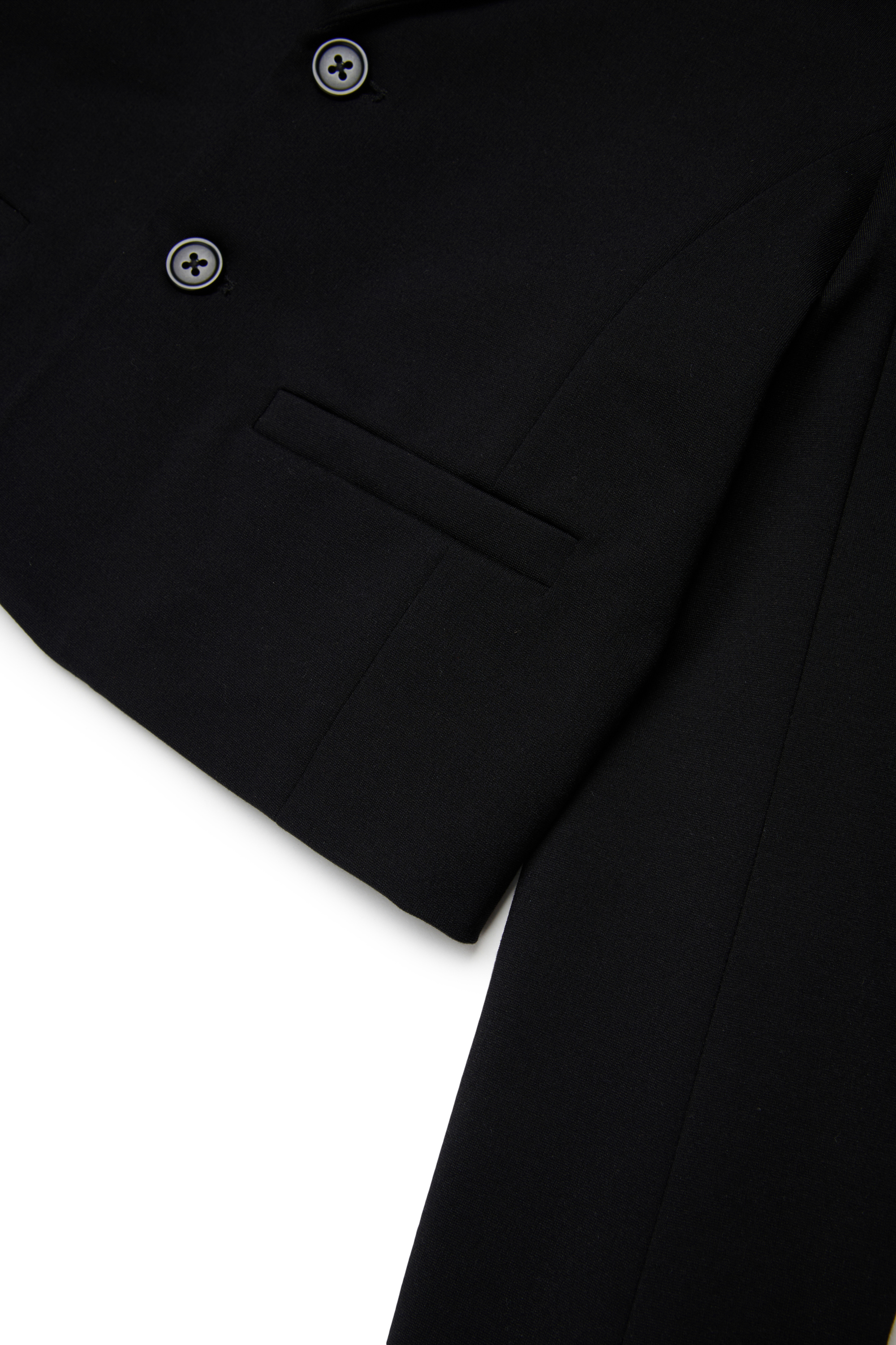 Diesel - JDAMY, Woman's Cropped blazer with welt pockets in Black - 4