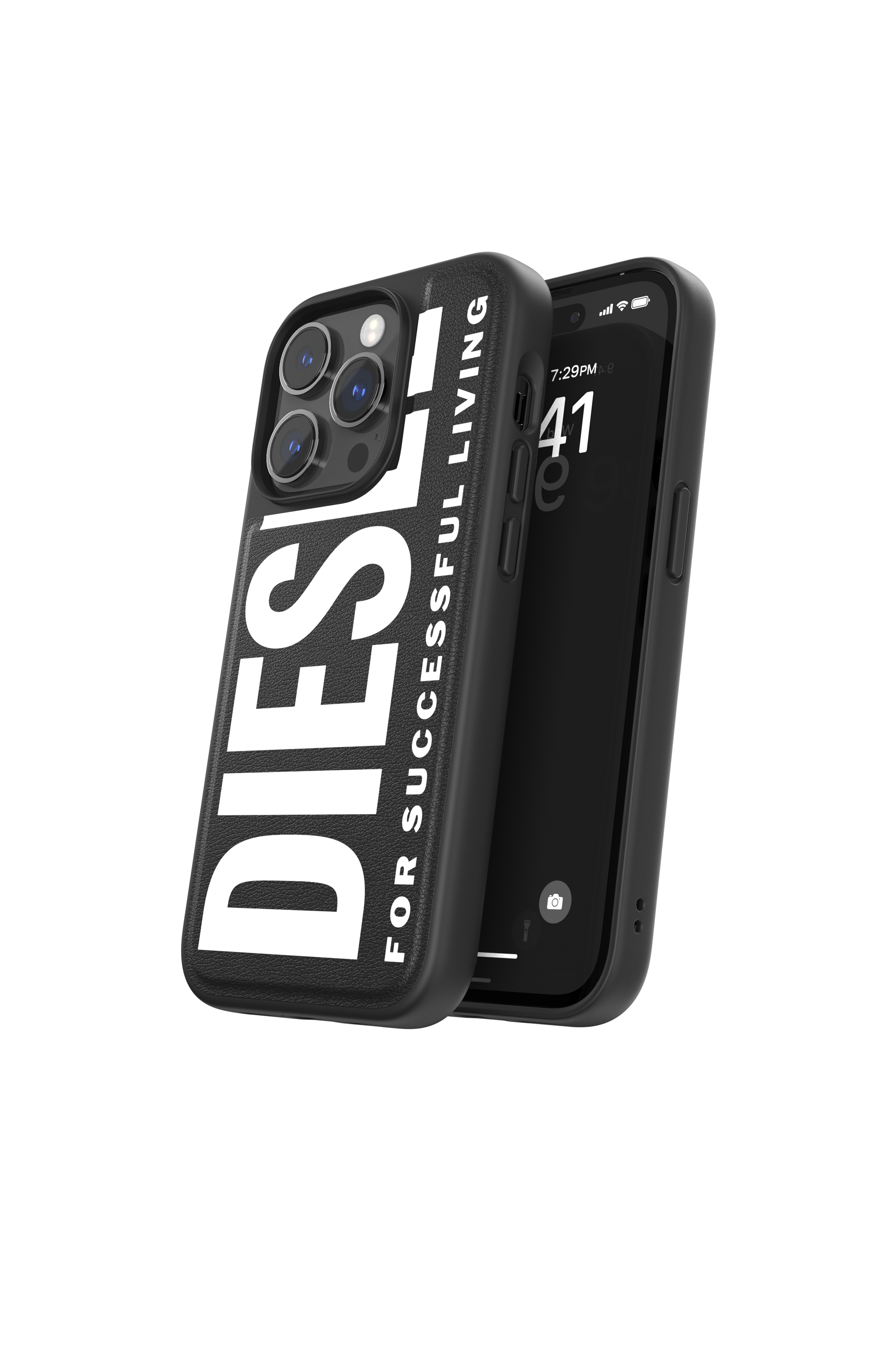 Diesel - 50257 MOULDED CASE, Unisex's Moulded case core for iPhone 14 Pro in Black - 3