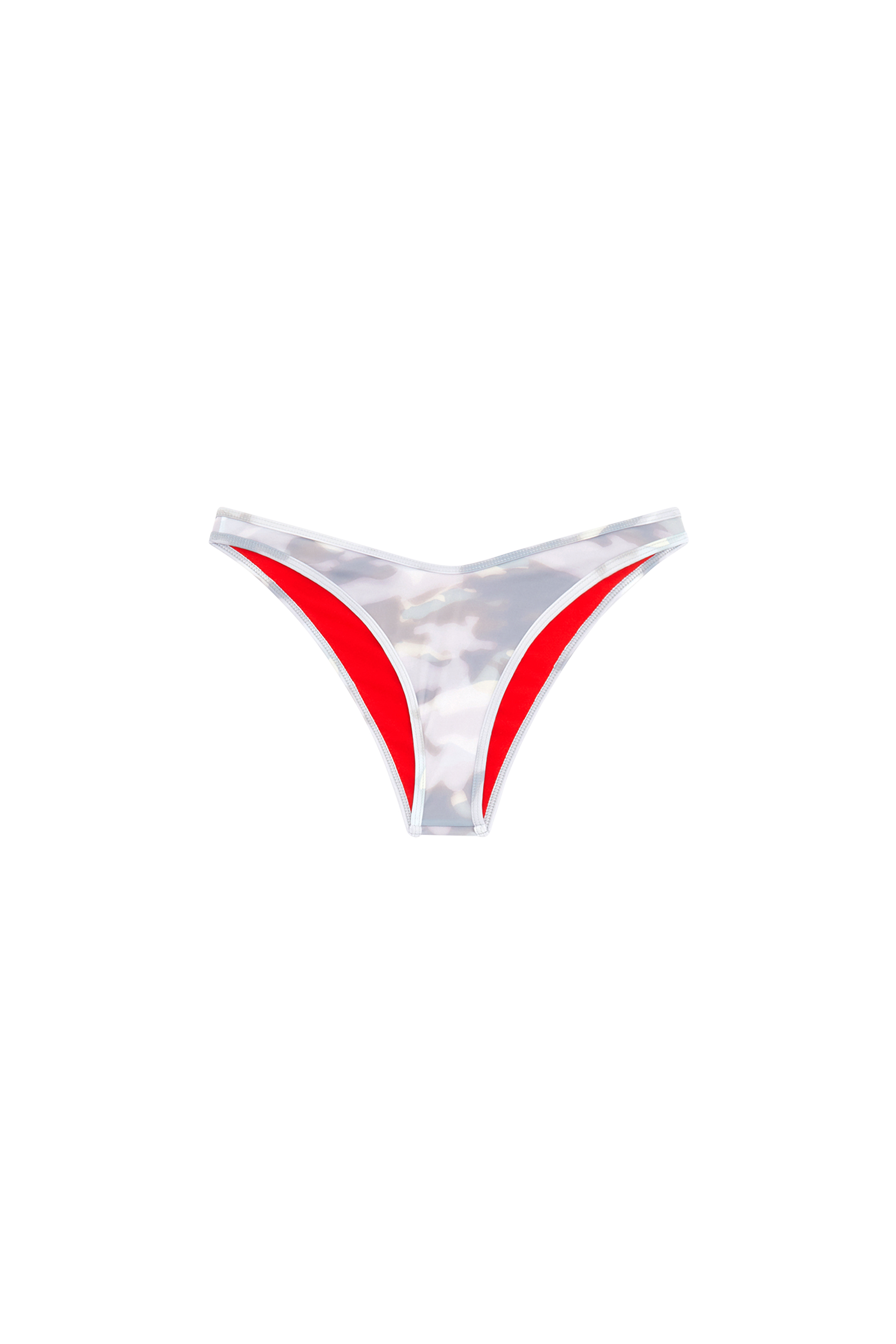Diesel - BFPN-PUNCHY-X, Woman Utility bikini briefs in recycled fabric in Grey - Image 4