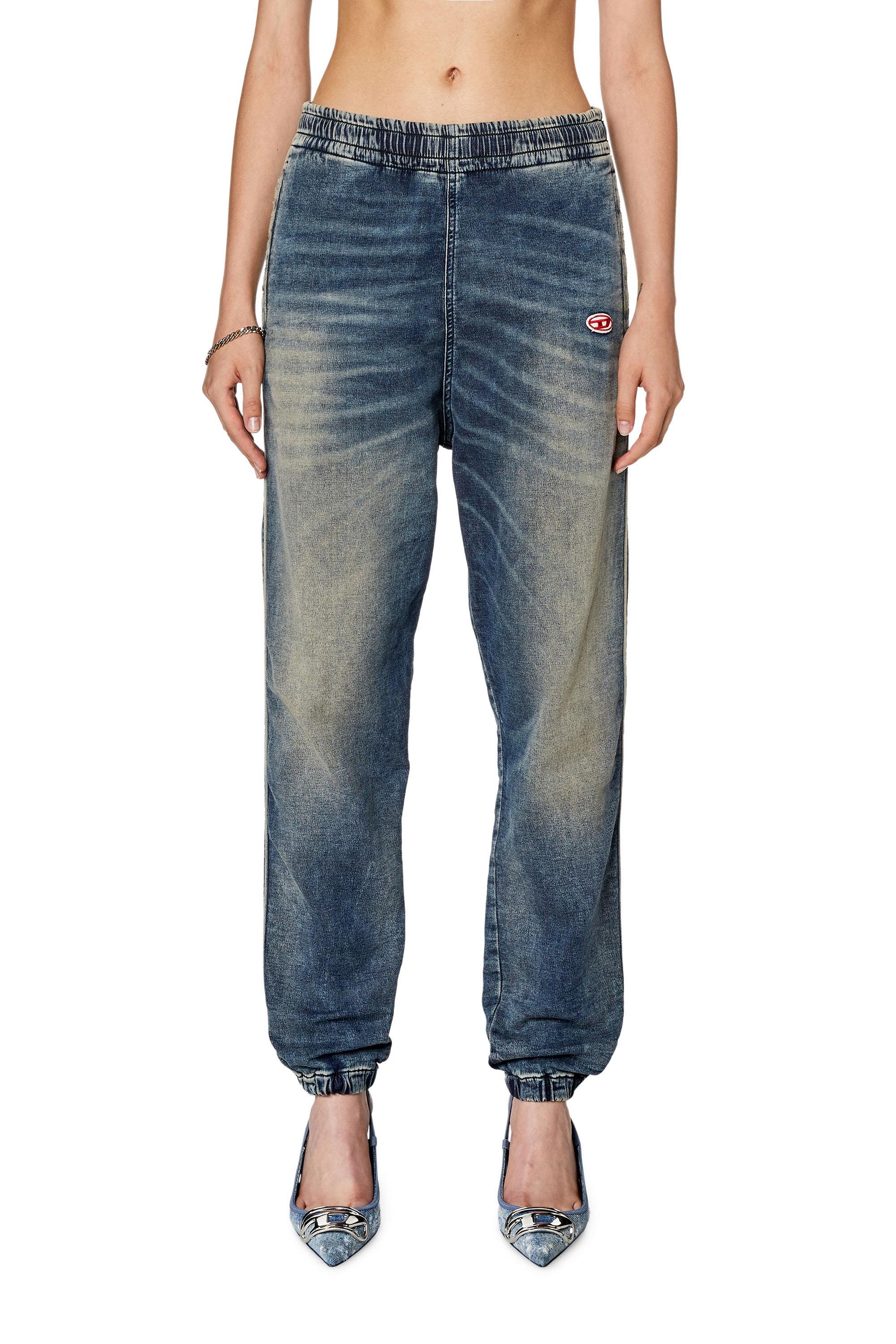 Diesel - Tapered D-Lab Track Denim 068FN, Dark Blue - Image 1