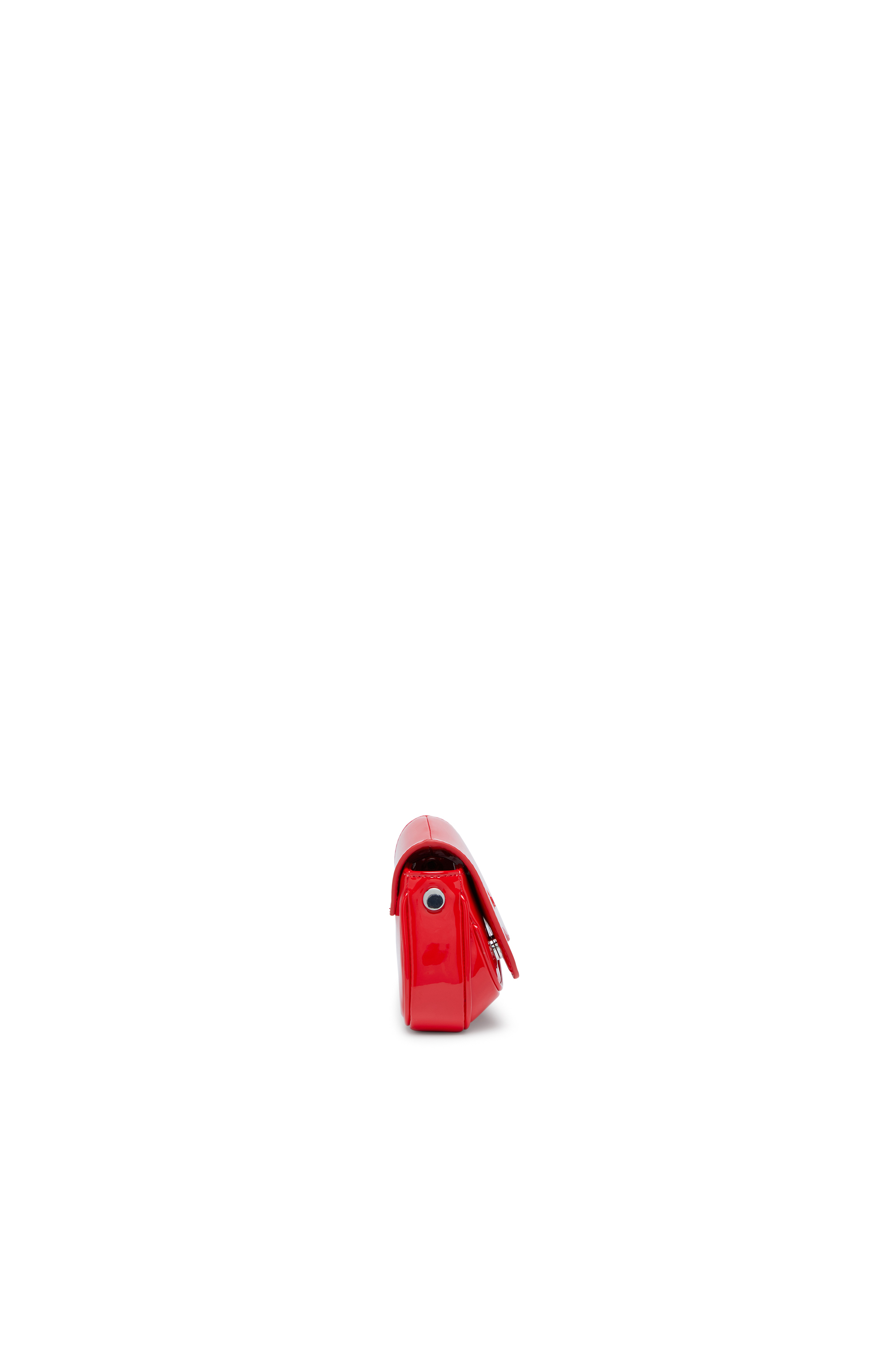 Diesel - PLAY CROSSBODY XS, Woman's Play-Small crossbody bag glossy in Red - 5