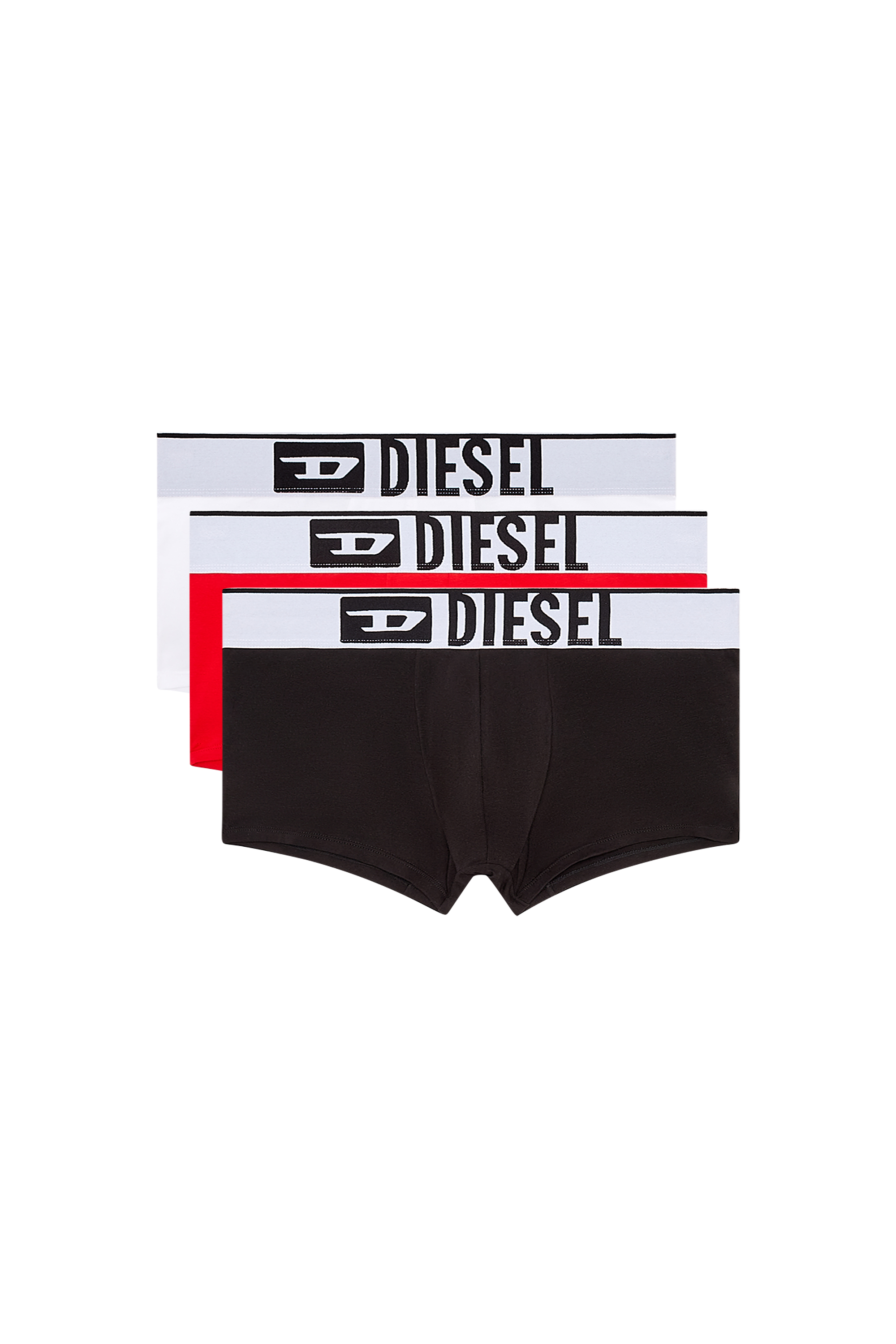 Diesel - UMBX-DAMIENTHREEPACK-XL, Man Three-pack boxer briefs with XL logo in Multicolor - Image 1