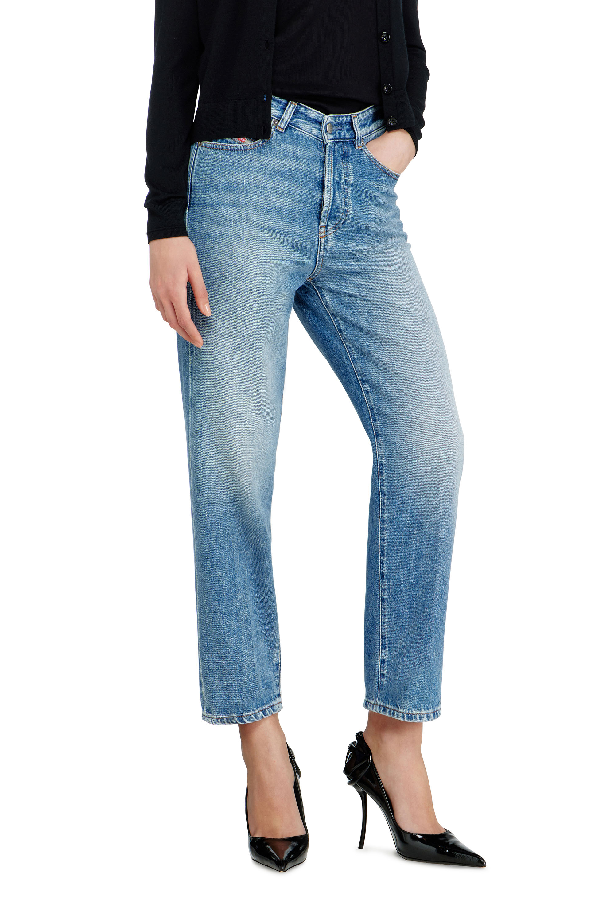 Diesel - Woman's Regular Jeans 1981 D-Went 09Q07, Light Blue - 7