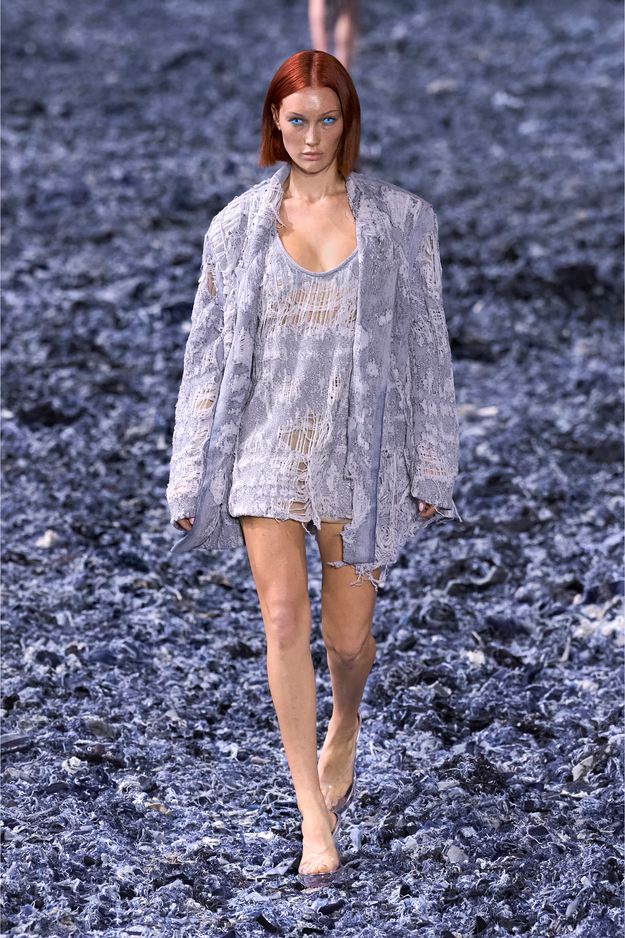 D-LAKE PLATFORM SDL, White Diesel - D-LAKE PLATFORM SDL, Woman's D-Lake-Platform mules in TPU and acetate in White - 7