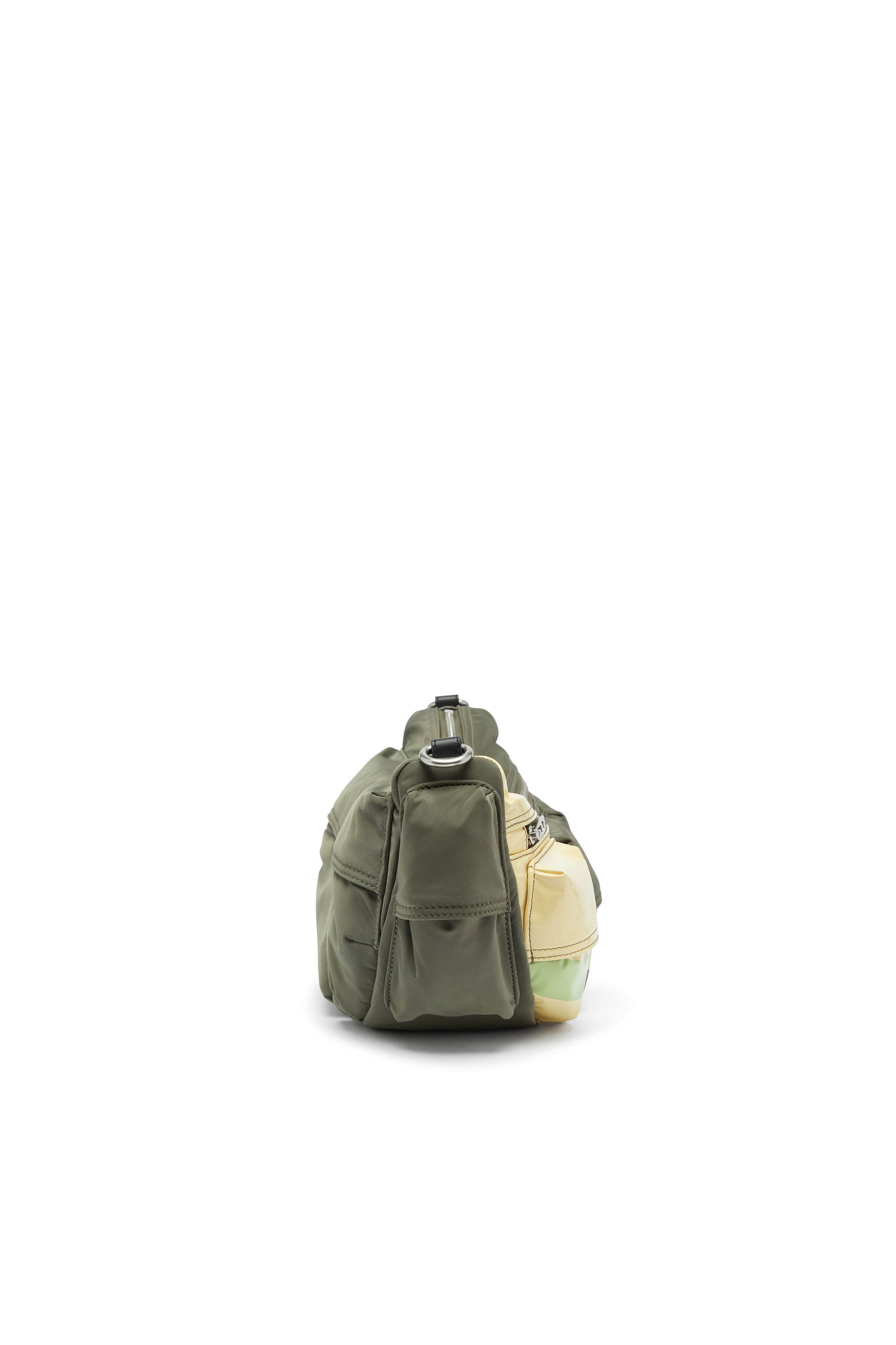 Diesel - MULTI-PKTS SHOULDER BAG X, Unisex's Multi-Pkts - Shoulder bag with color-block design in Green/Yellow - 4