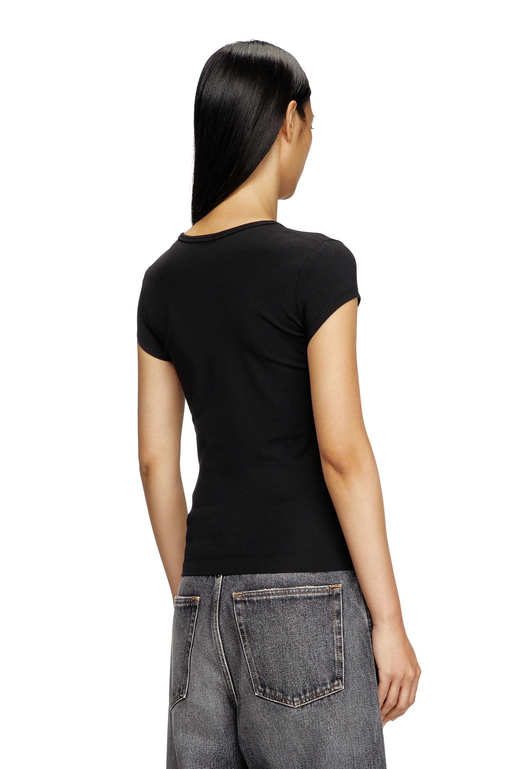 Diesel - T-ANGIE, Black/White - Image 4