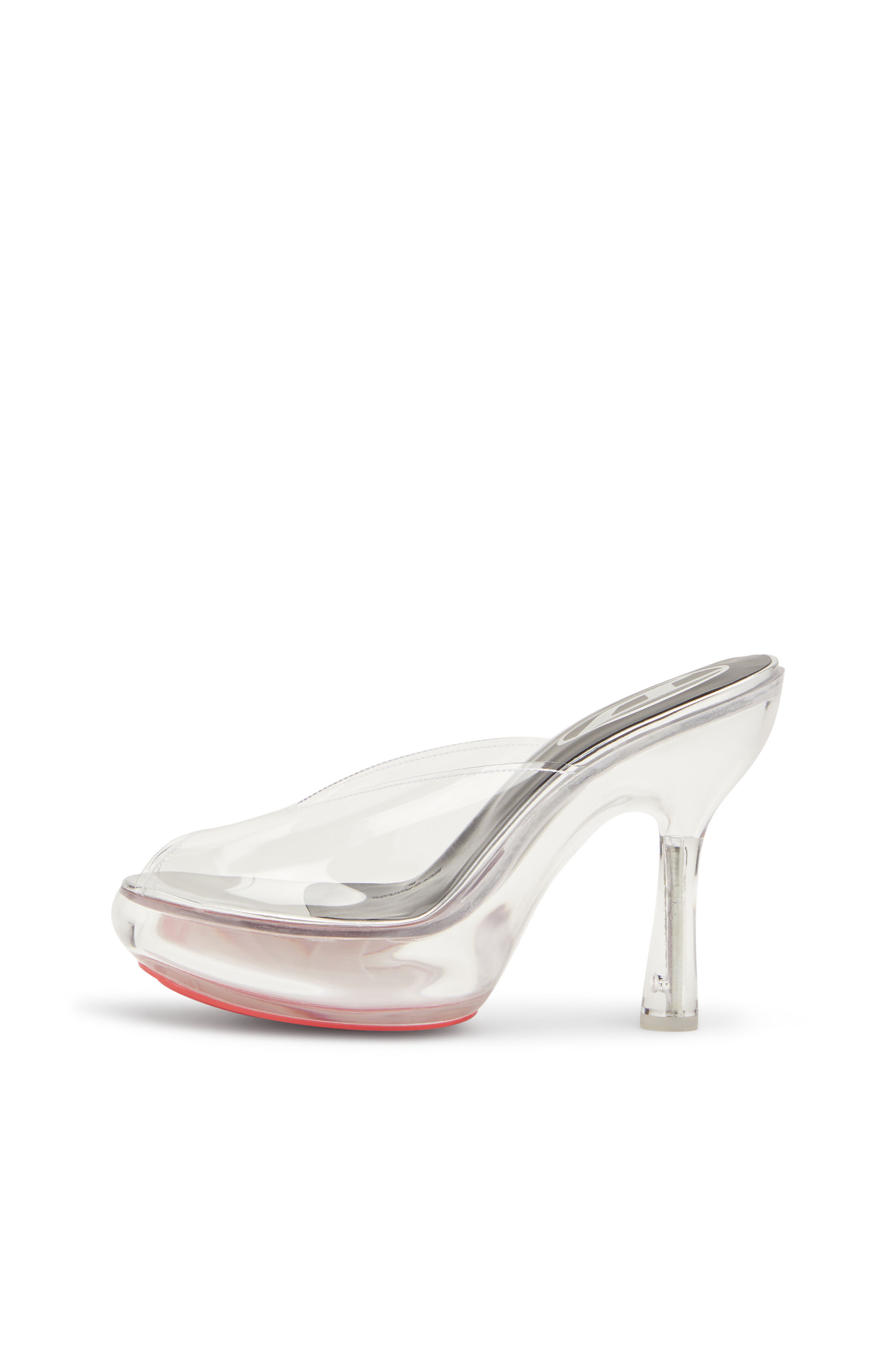 D-LAKE PLATFORM SDL, White Diesel - D-LAKE PLATFORM SDL, Woman's D-Lake-Platform mules in TPU and acetate in White - 8