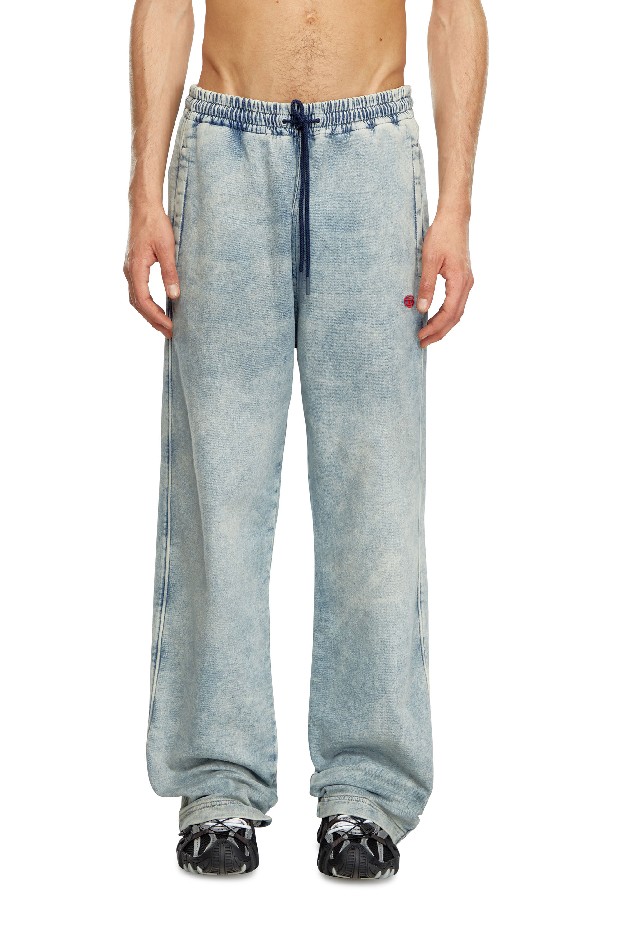 Men's Relaxed Jeans Light Blue Diesel DMartyans Track Denim
