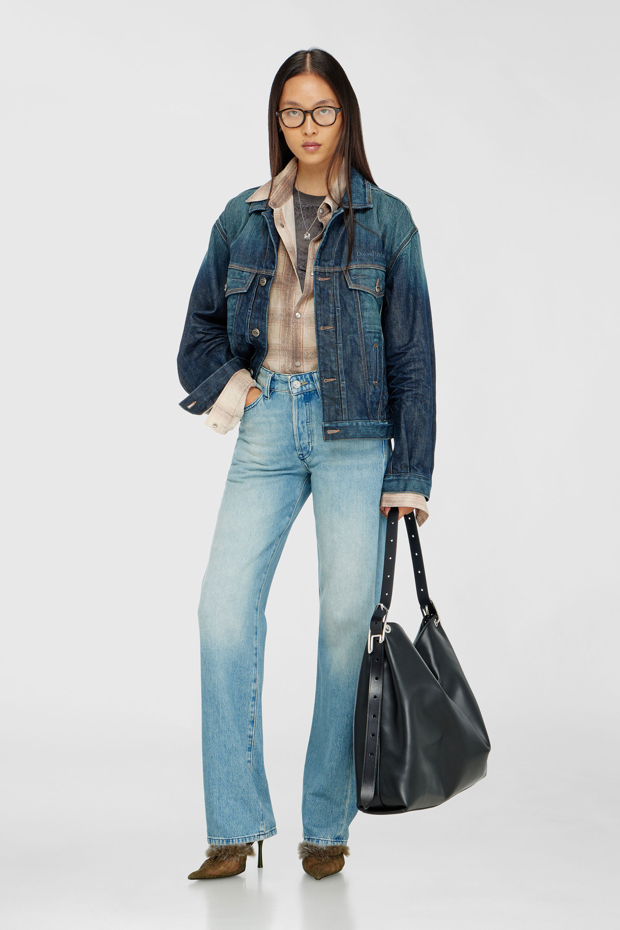 Diesel - Woman's Regular Jeans 1971 D-Sent 0BEBF, Light Blue - 2