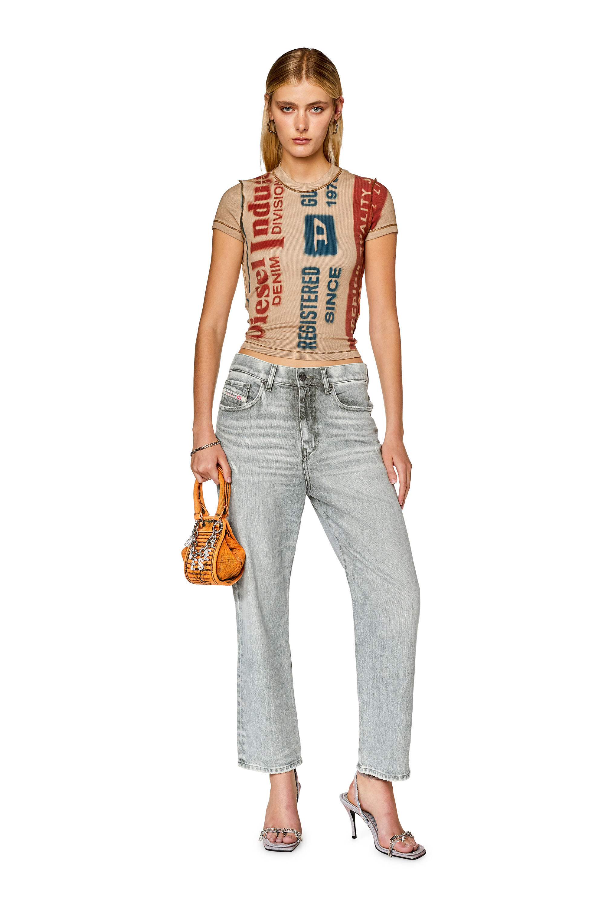 Diesel - Boyfriend Jeans 2016 D-Air 09G52, Grey - Image 2