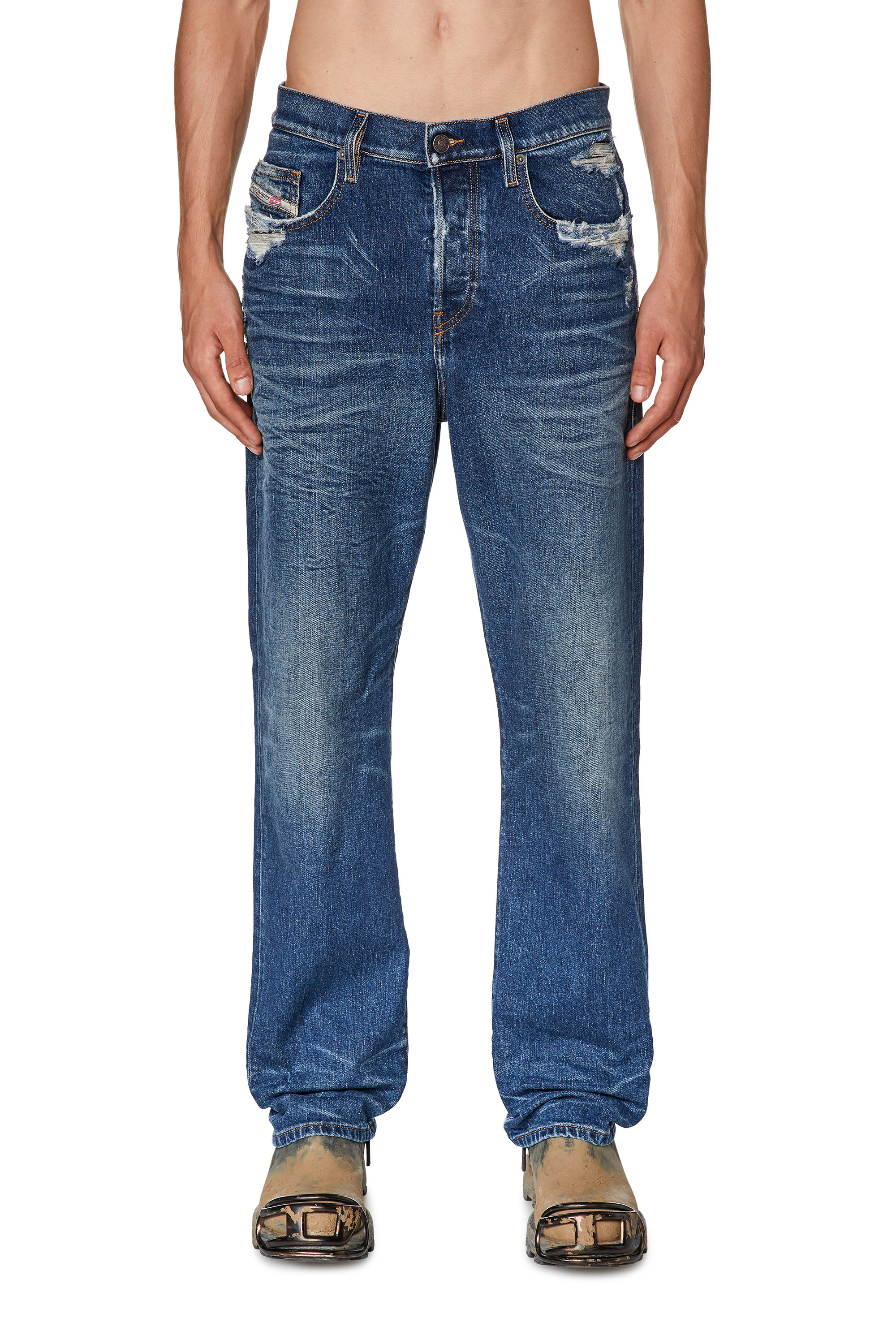 Diesel - Straight Jeans 2020 D-Viker 007Q2, Medium blue - Image 1