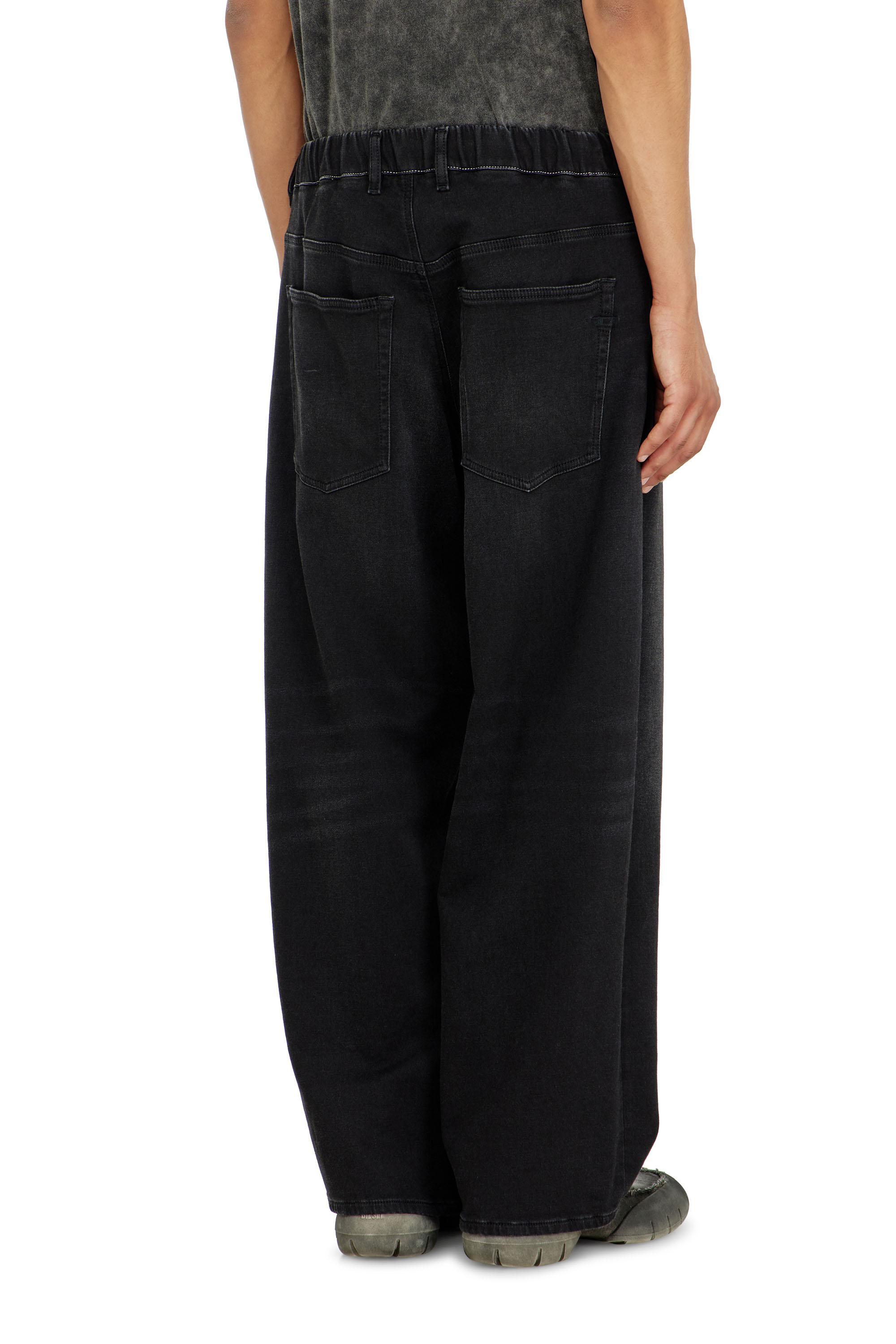 Diesel - Unisex's Relaxed 2097 D-Enim-M Joggjeans&reg; 09P90, Black/Dark grey - 3