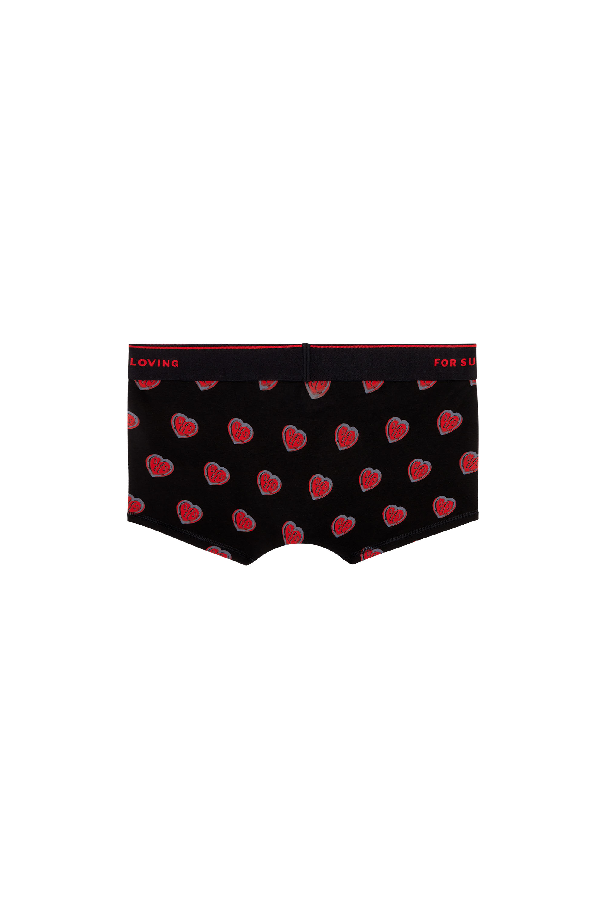 Diesel - UMBX-DAMIEN, Man Boxer briefs with heart print in Multicolor - Image 2