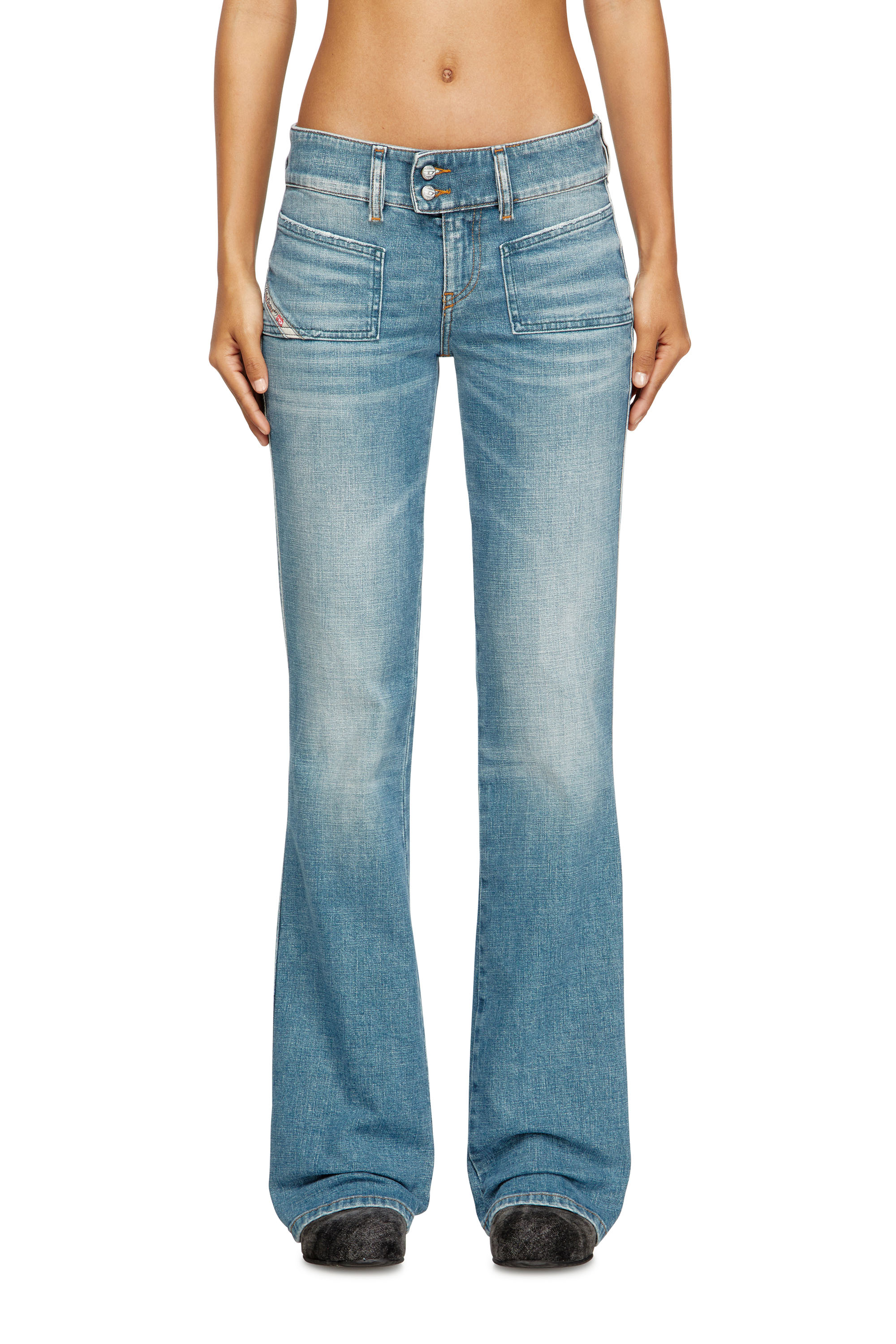Bootcut Jeans D-Hush 09M58, Medium blue Diesel - Woman's Bootcut Jeans D-Hush 09M58, Medium blue - 3
