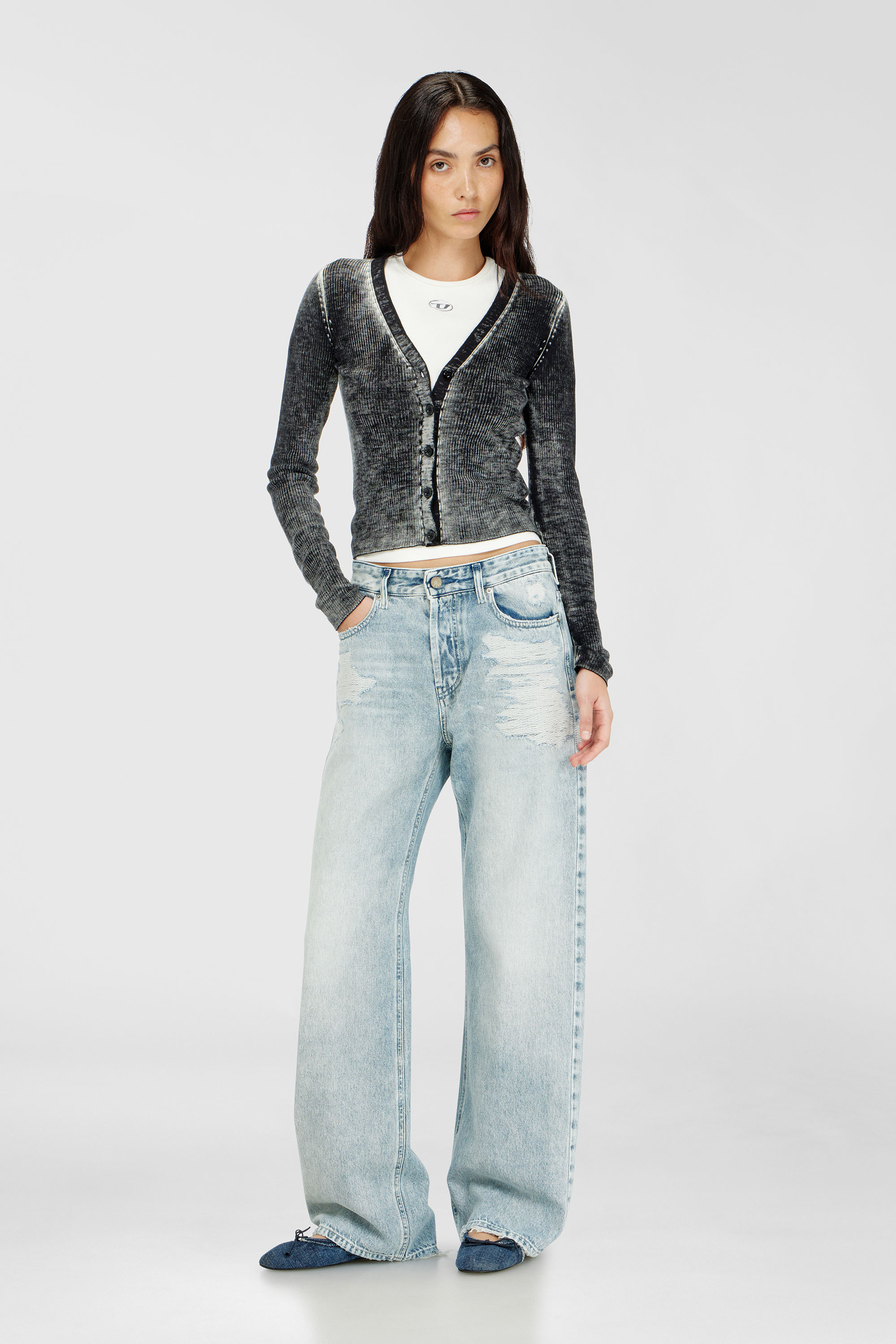 Diesel - Woman's Relaxed Jeans 1990 D-Waigee 09R51, null - 1