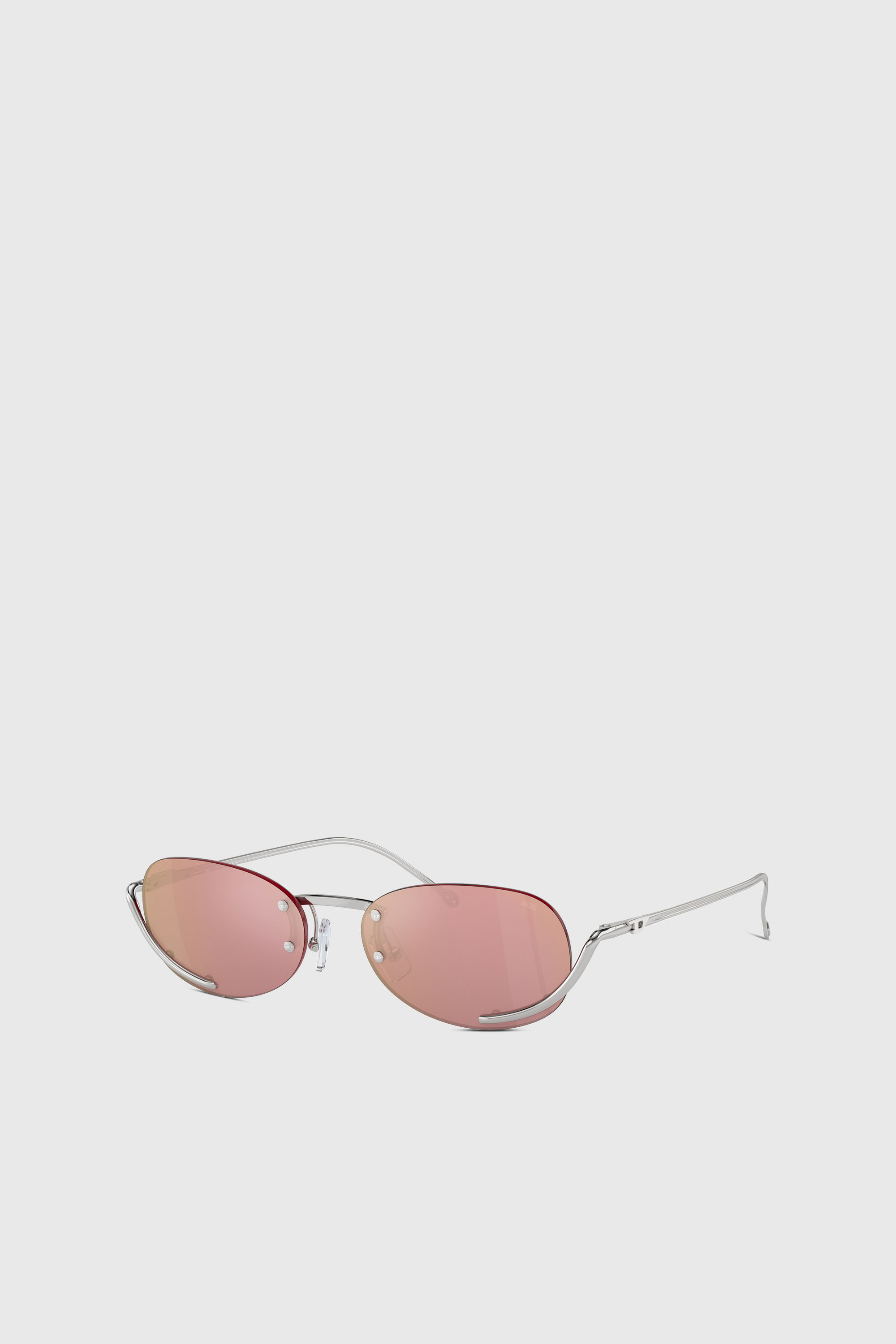 Diesel - 0DL1004, Unisex's Oval sunglasses in Pink - 5