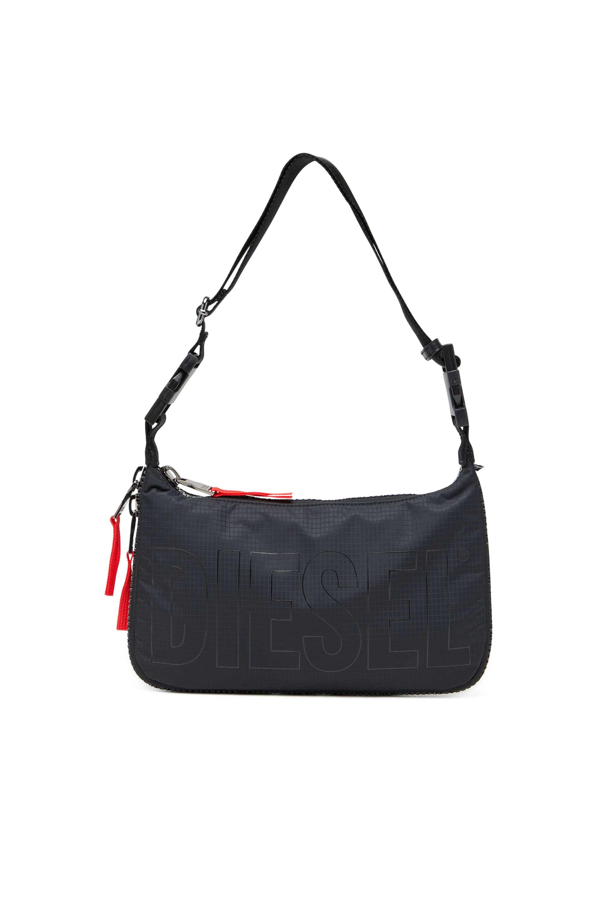 Diesel - ZIP-D SHOULDER BAG X, Unisex's Zip-D X-Borsa a spalla in stile utility in Black - 1