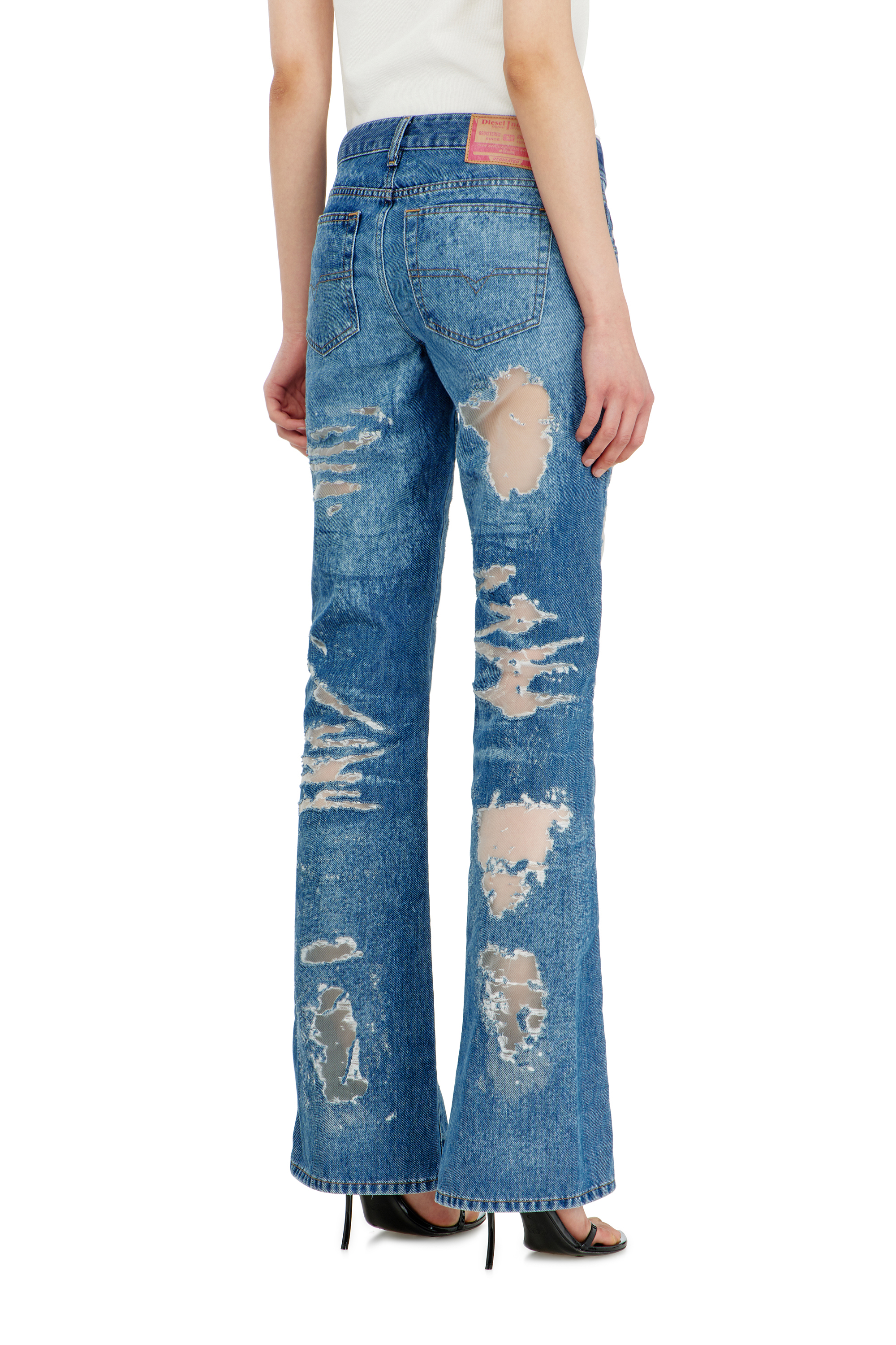 Diesel - Woman's Bootcut Jeans 1969 D-Ebbey 068ZH, Medium blue - 3