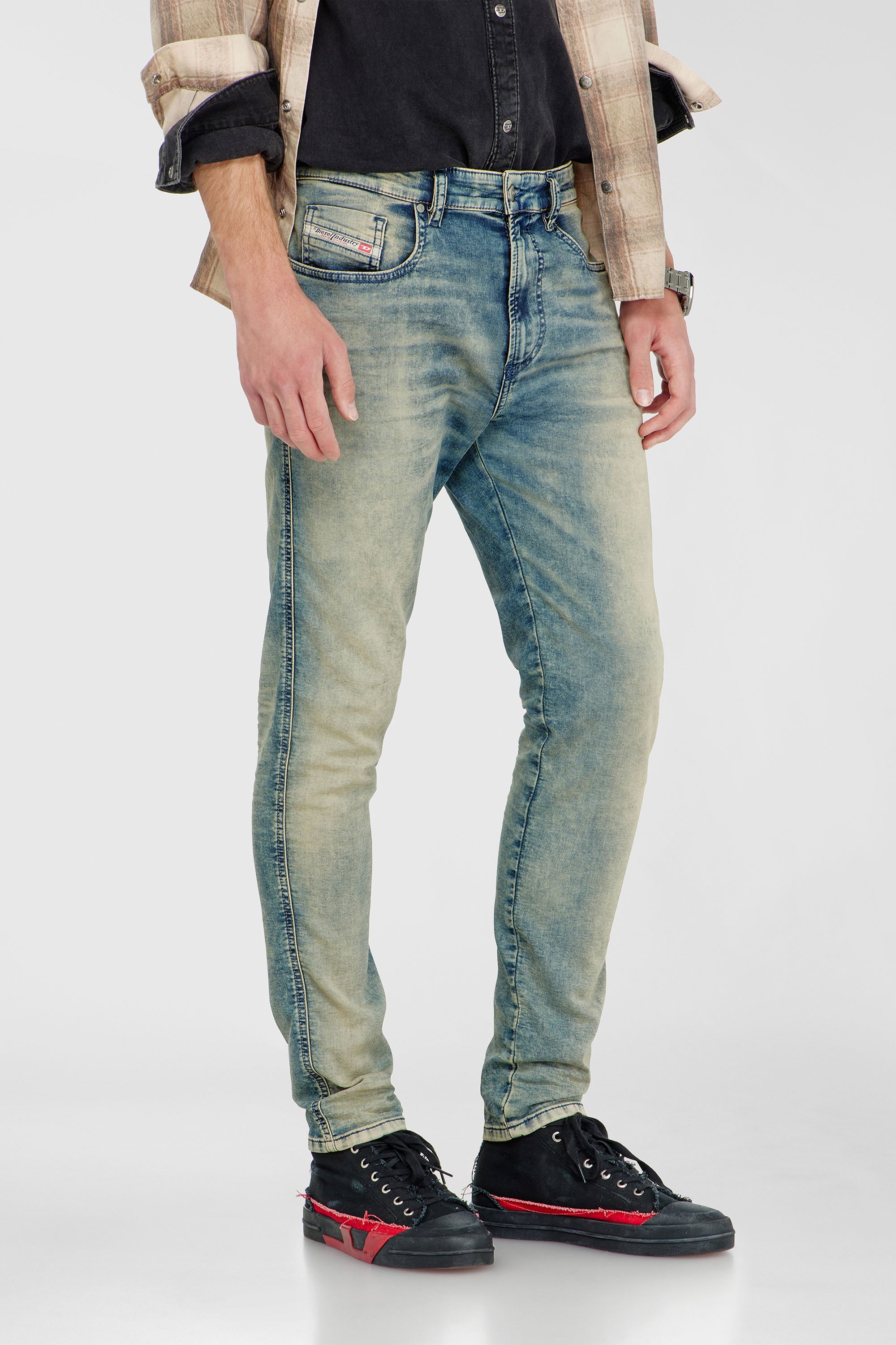 Diesel - Man's Slim 2062 D-Strukt Joggjeans&reg; 09P60, Medium blue - 5