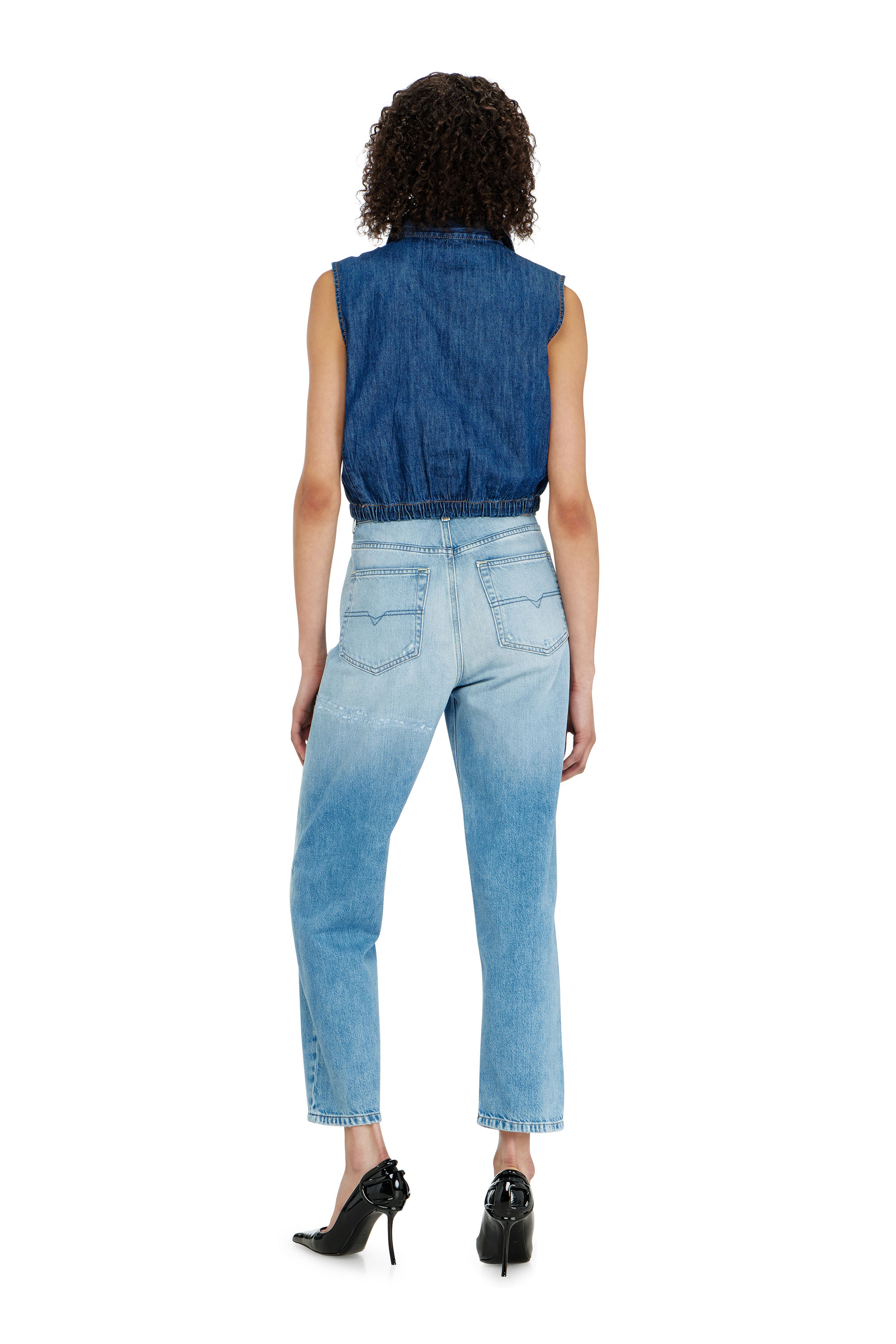 Diesel - Woman's Regular Jeans 1981 D-Went 09P49, Light Blue - 3