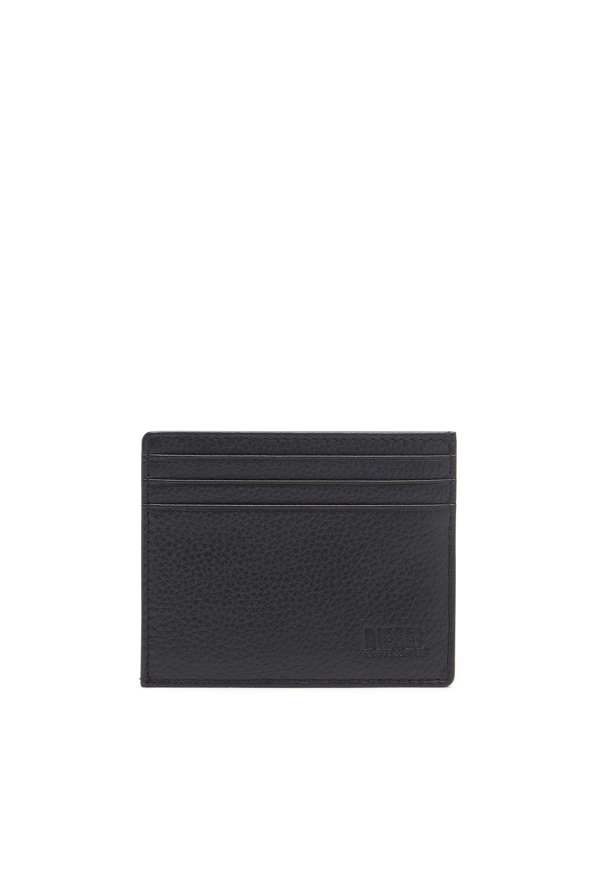 Diesel - MEDAL-D CARD HOLDER 6, Man Card holder in grainy leather in Black - Image 2