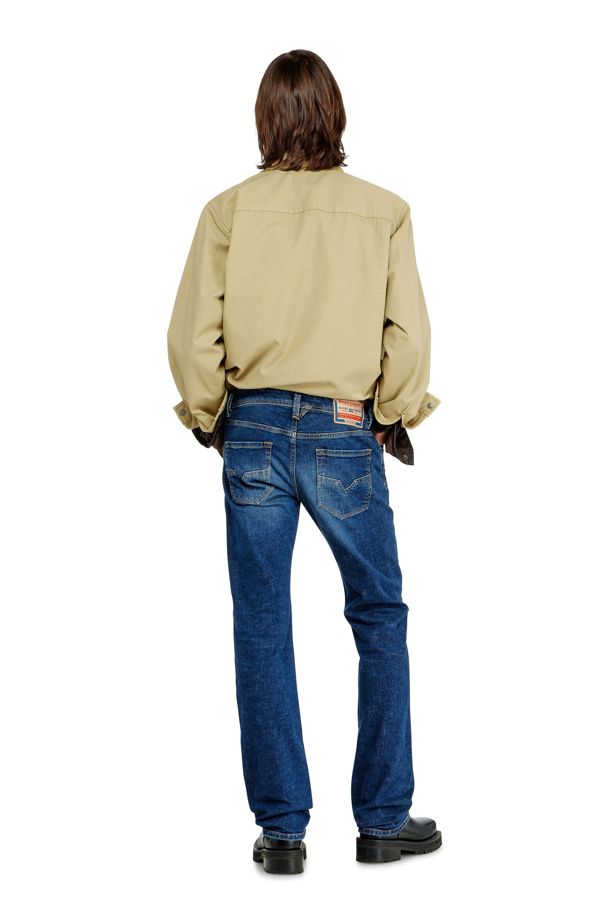 Diesel - Man's Regular Jeans 1985 Larkee 09J47, Dark Blue - 4