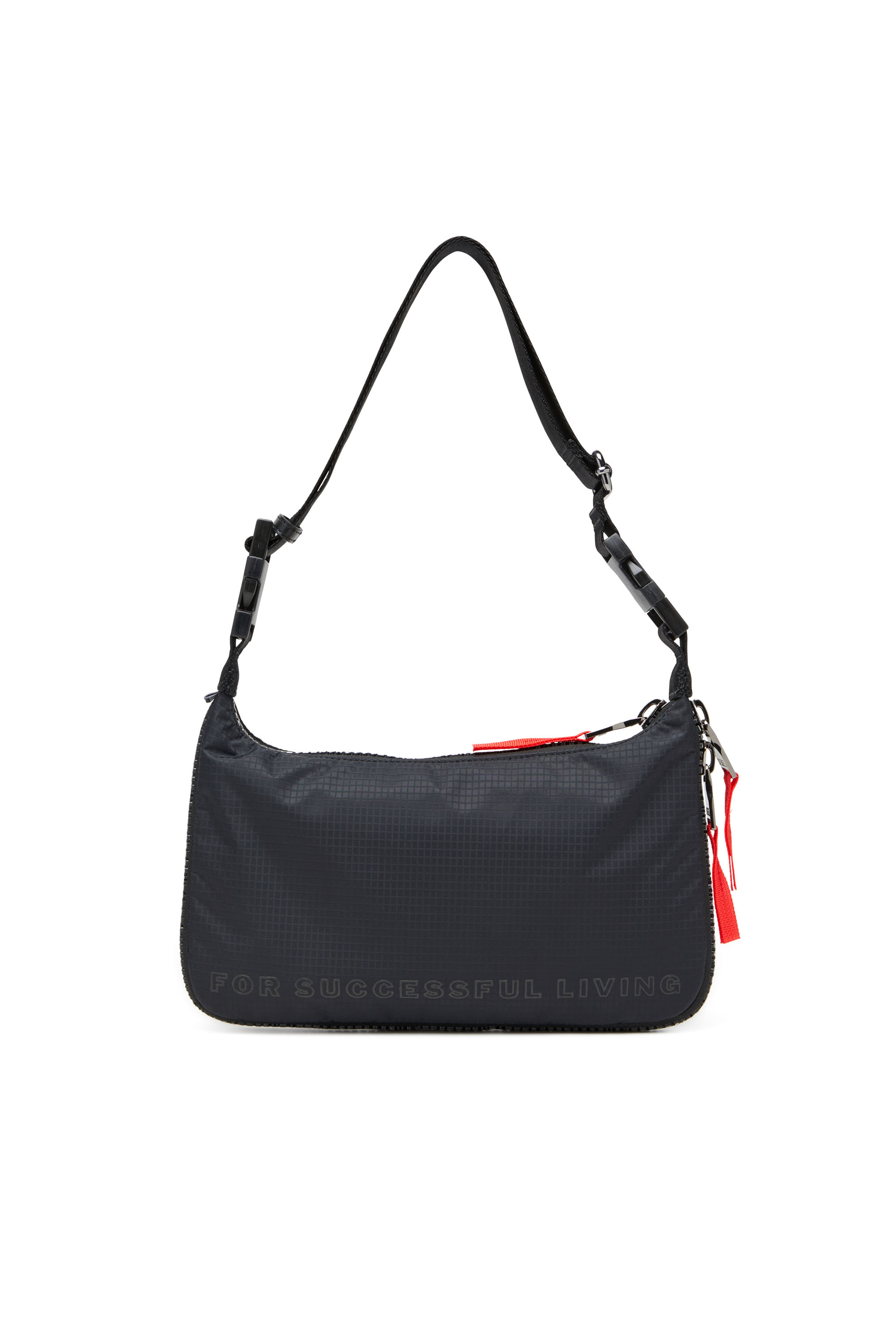 Diesel - ZIP-D SHOULDER BAG X, Unisex's Zip-D X-Borsa a spalla in stile utility in Black - 2