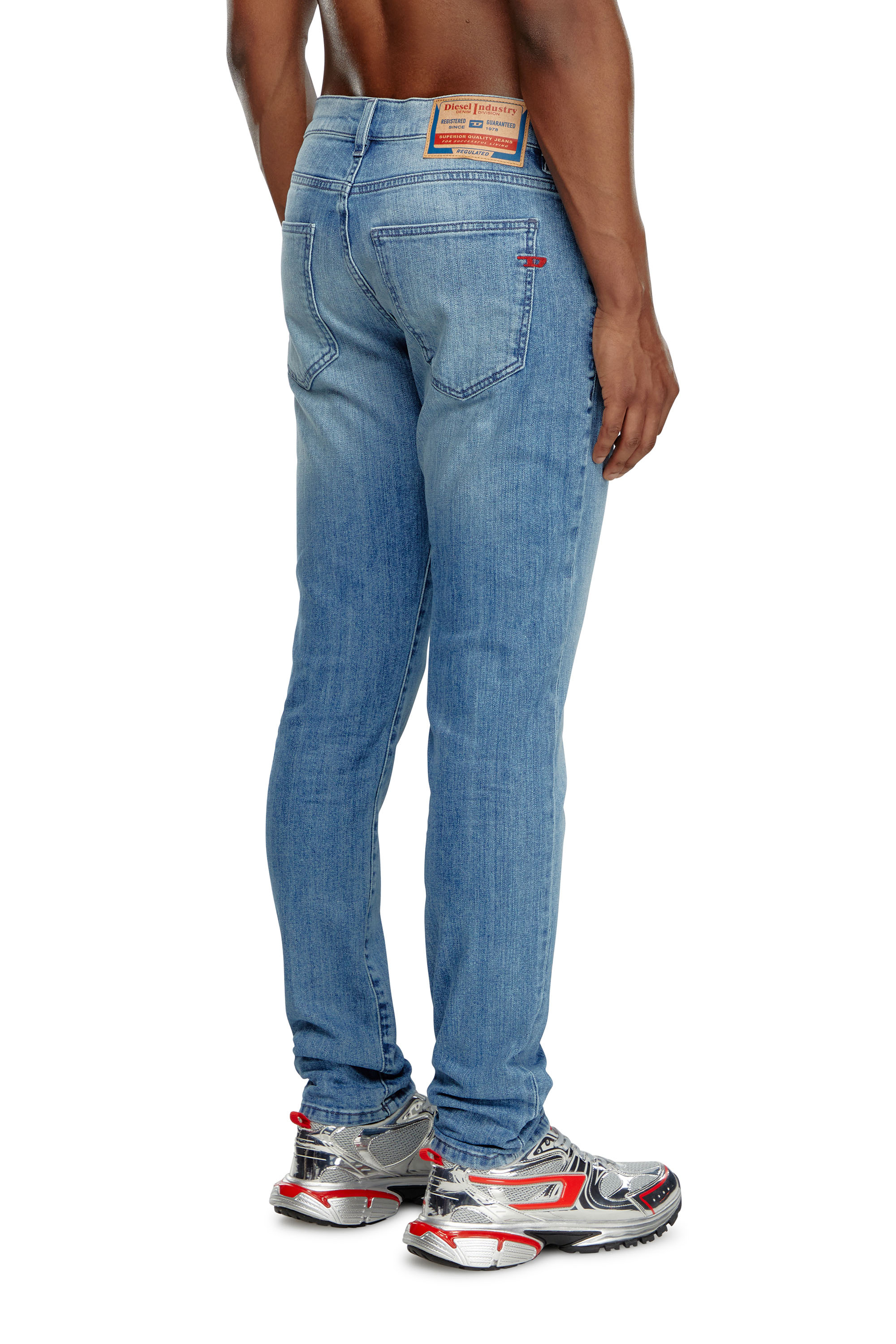 Diesel - Man Slim Jeans 2019 D-Strukt 0GRDI, Light Blue - Image 3