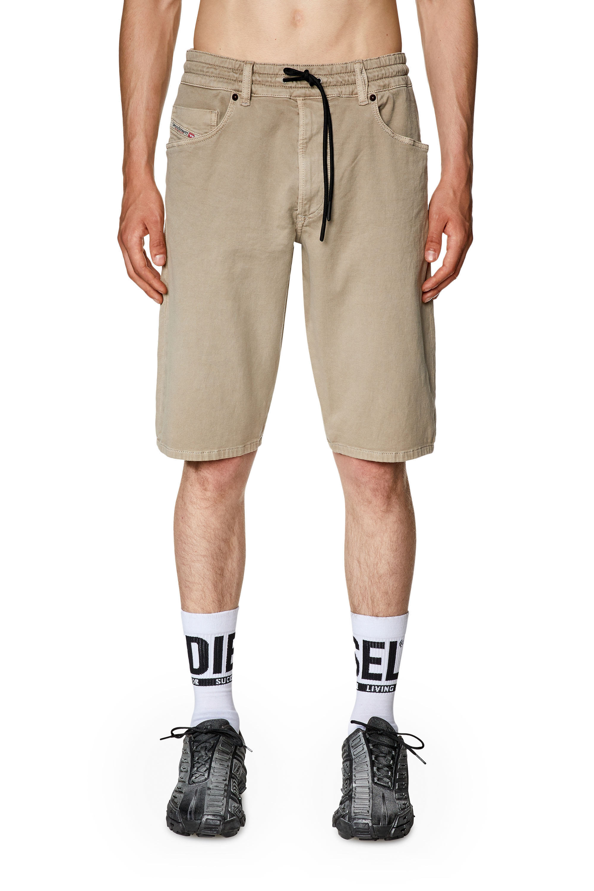 Diesel - D-KROOLEY-SHORT JOGG, Grey - Image 1