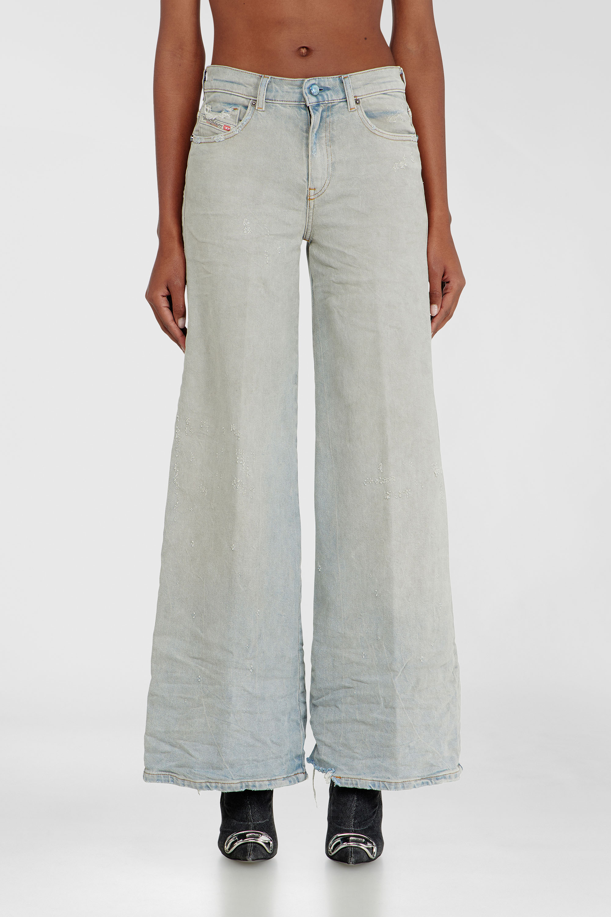 Diesel - Woman's Flare Jeans 1978 D-Akemi 09N47, Light Blue - 1