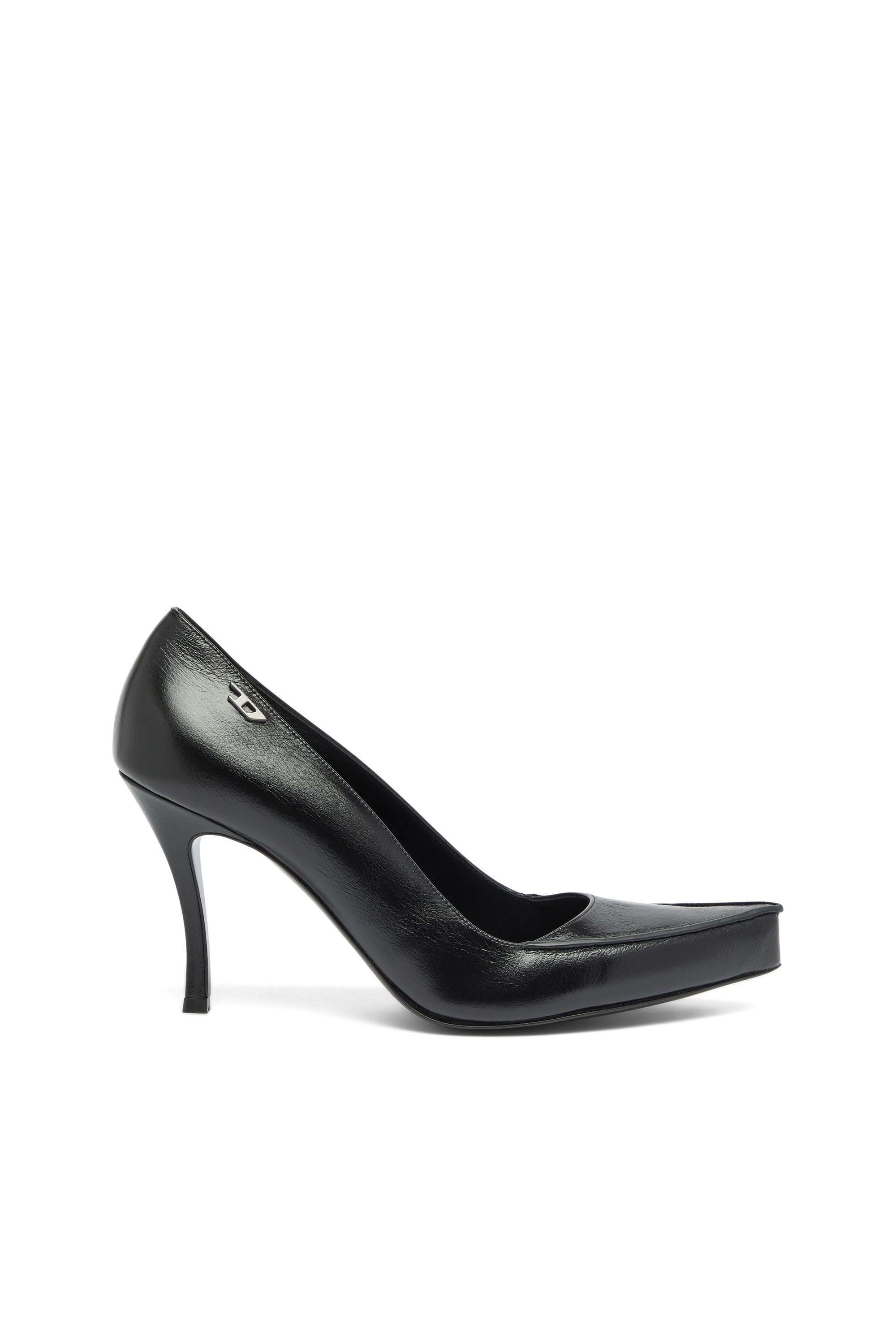 Diesel - D-LUCETTE-90-PUMP D, Woman's D-Lucette-Pumps in leather in Black - 1
