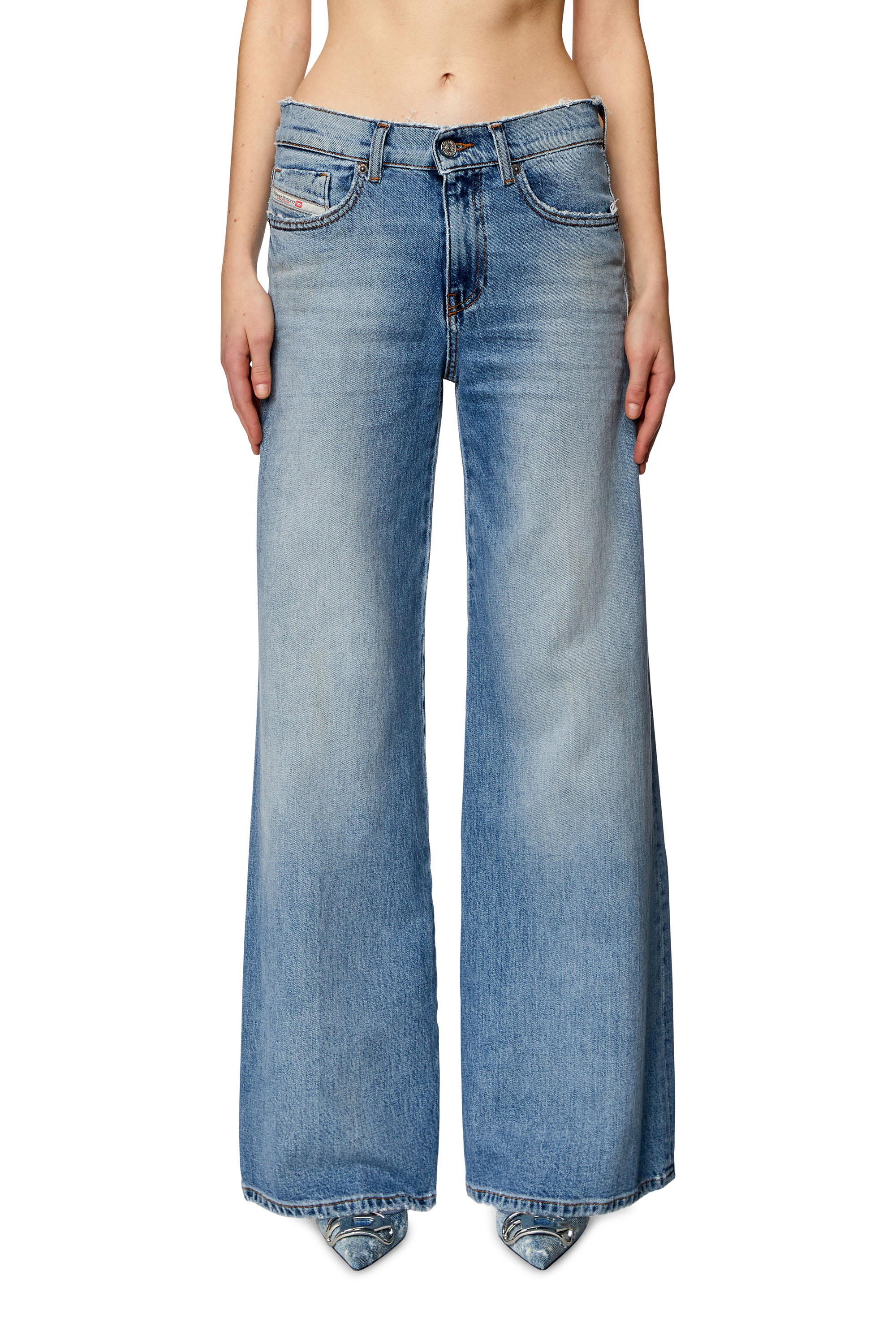 Diesel - Bootcut and Flare Jeans 1978 D-Akemi 0DQAD, Light Blue - Image 2