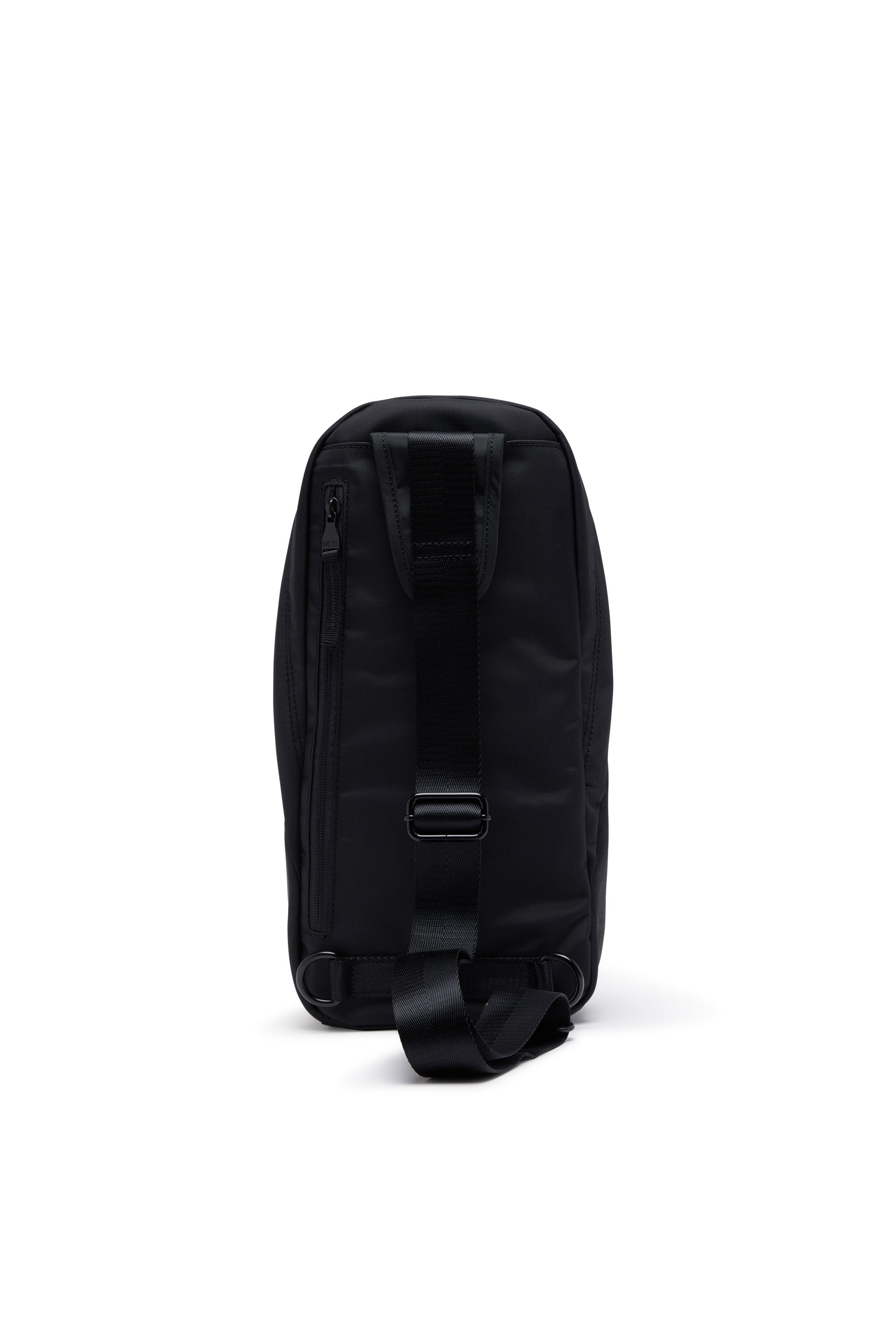 Diesel - DSRT SLINGBAG, Man Dsrt-Utility sling bag in printed nylon in Black - Image 2