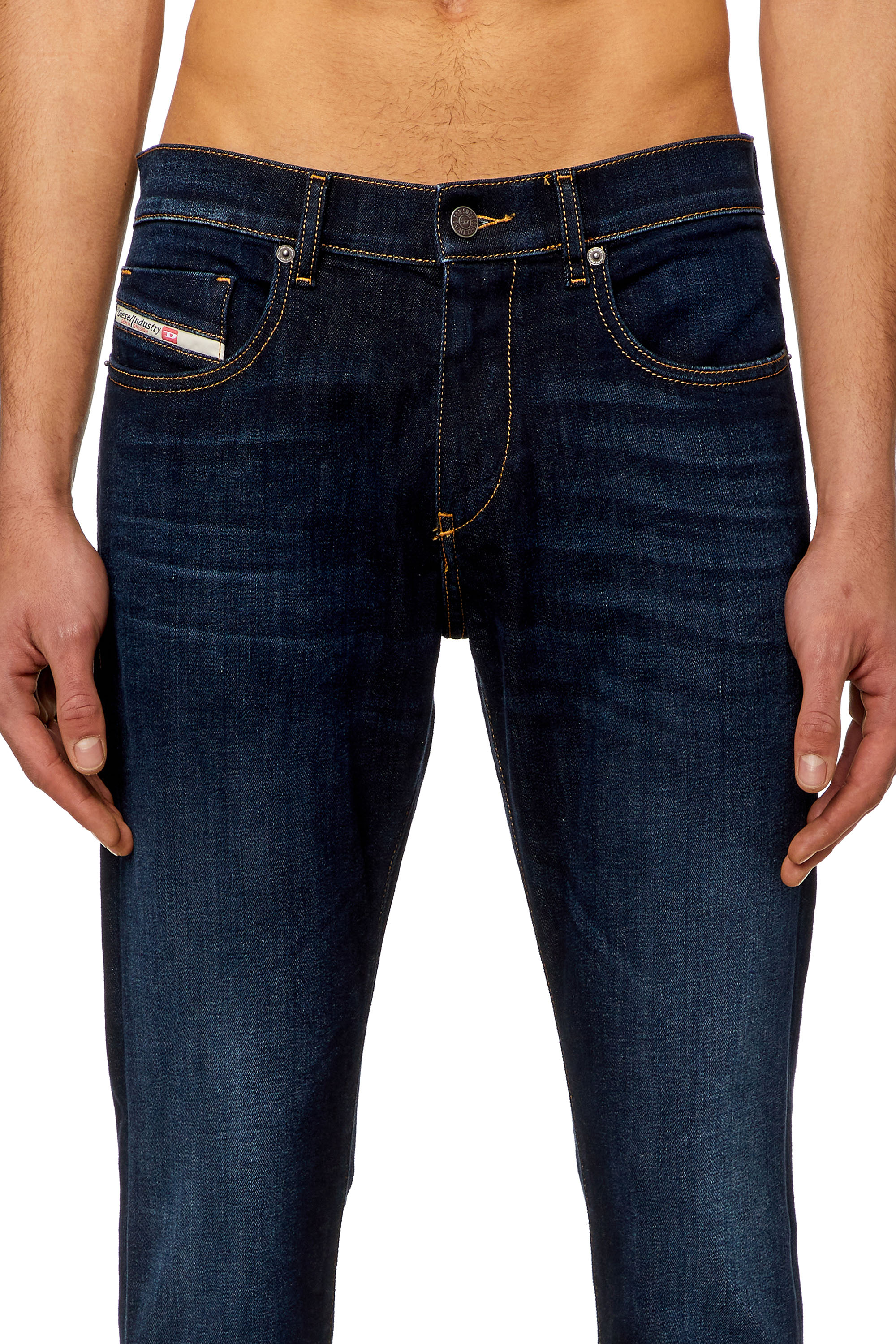 Diesel - Slim Jeans 2019 D-Strukt 009ZS, Dark Blue - Image 4