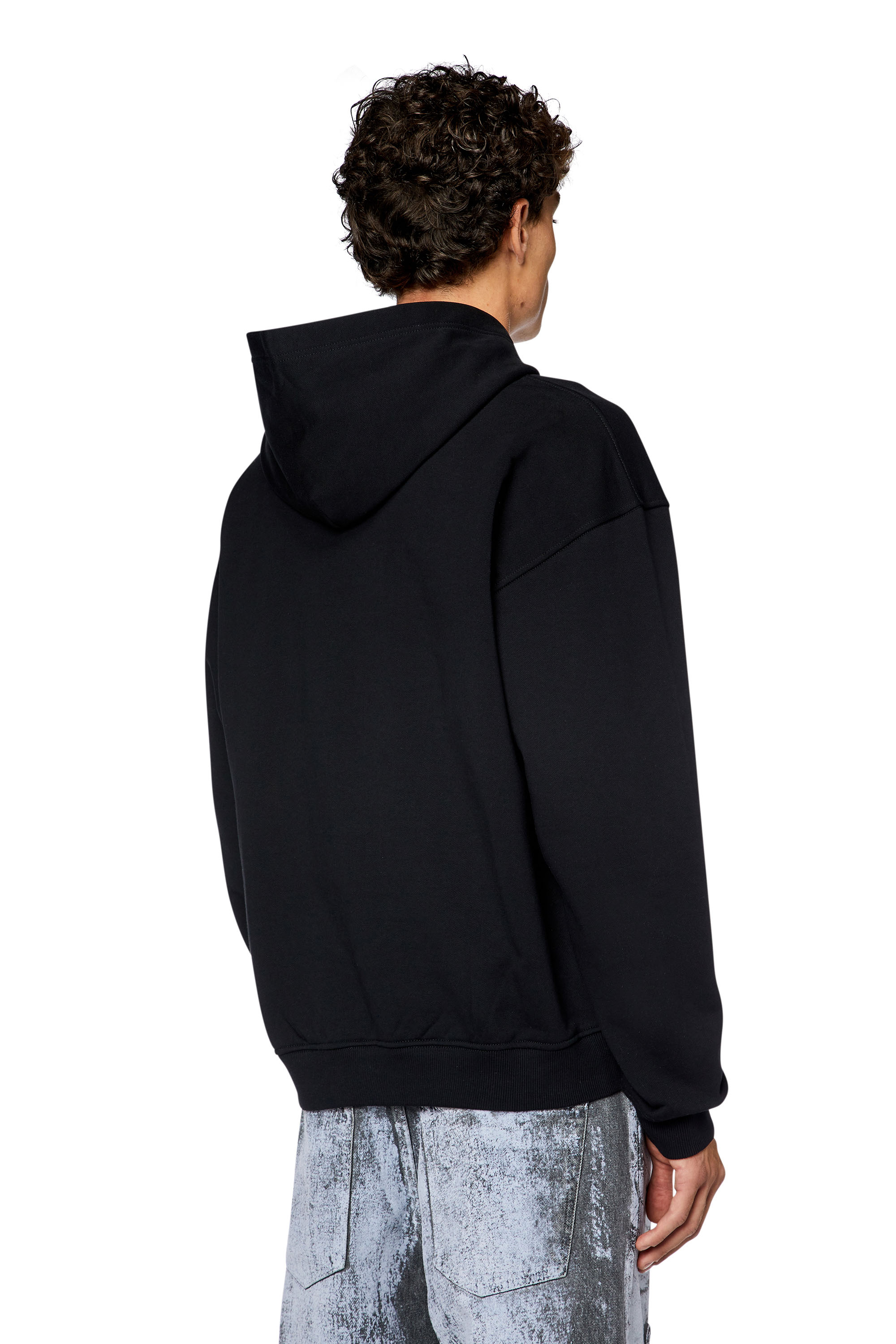 Diesel - S-NABEL-HOOD-FACE, Black - Image 4