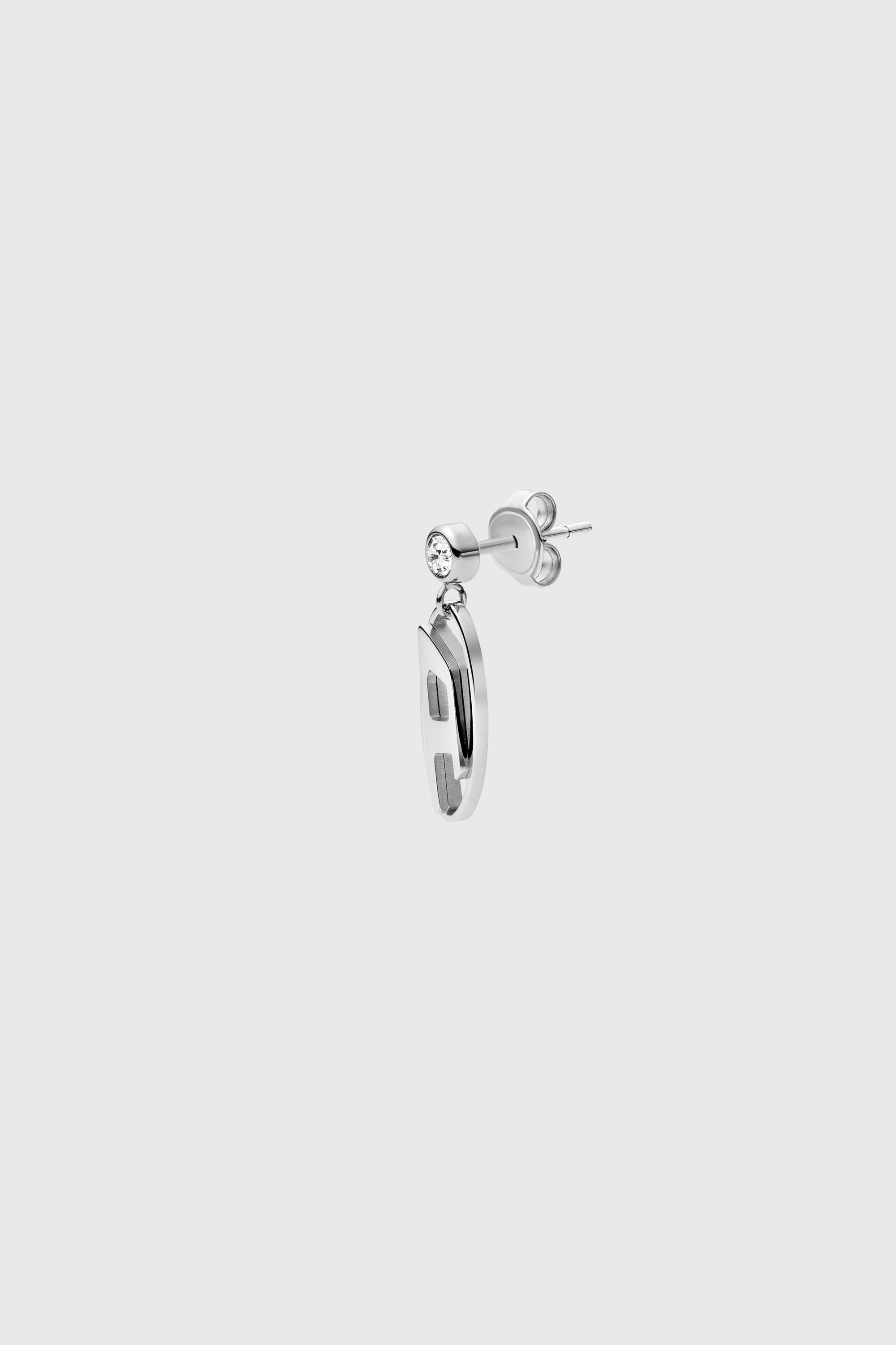 Diesel - DX1655040 JEWELLERY, Unisex's Stainless steel drop earring in Silver - 2