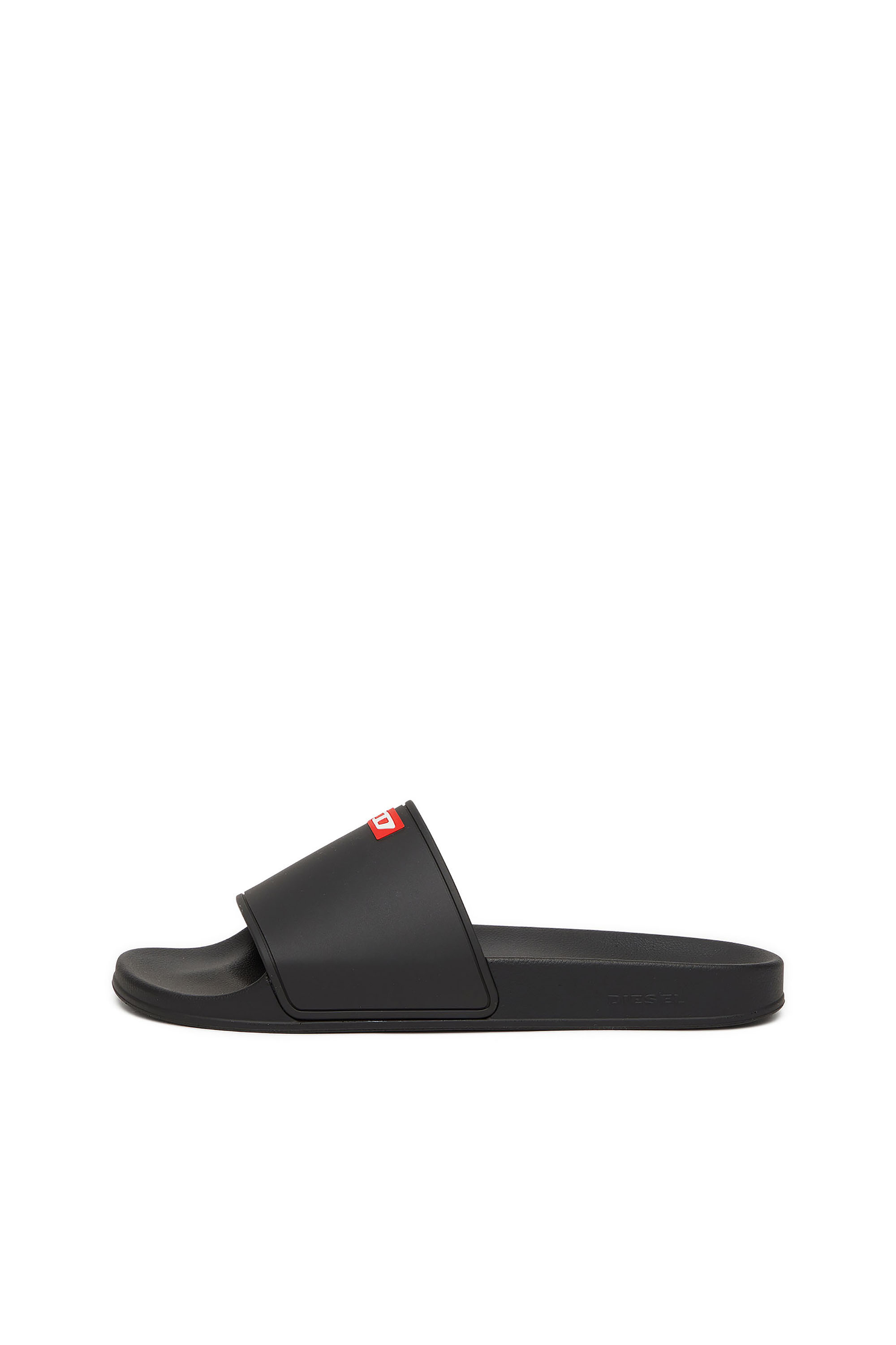 SA-SWIM, Black Diesel - SA-SWIM, Man's Sa-Swim-Rubber pool slides with D logo in Black - 7