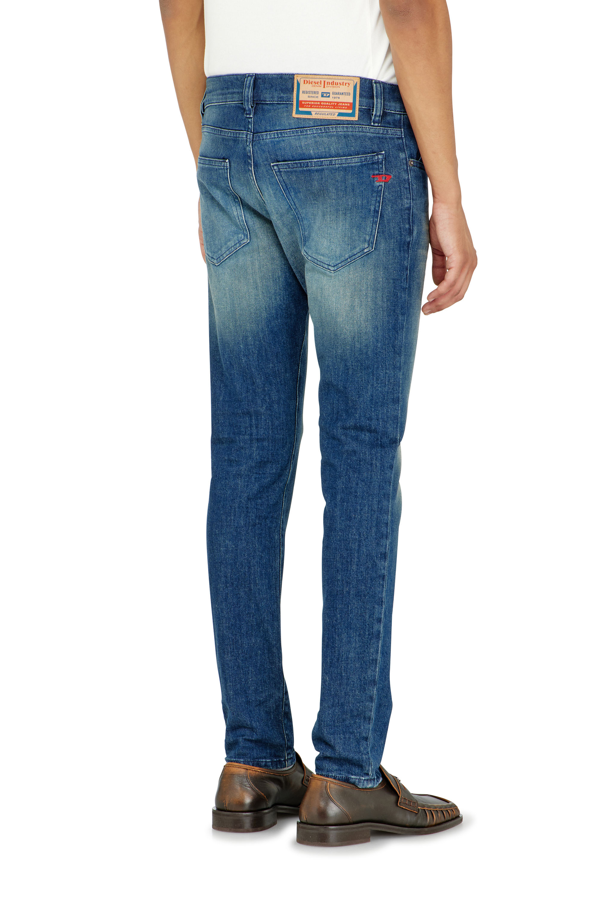 Diesel - Man's Slim Jeans 2019 D-Strukt 0KBBR, Dark Blue - 5
