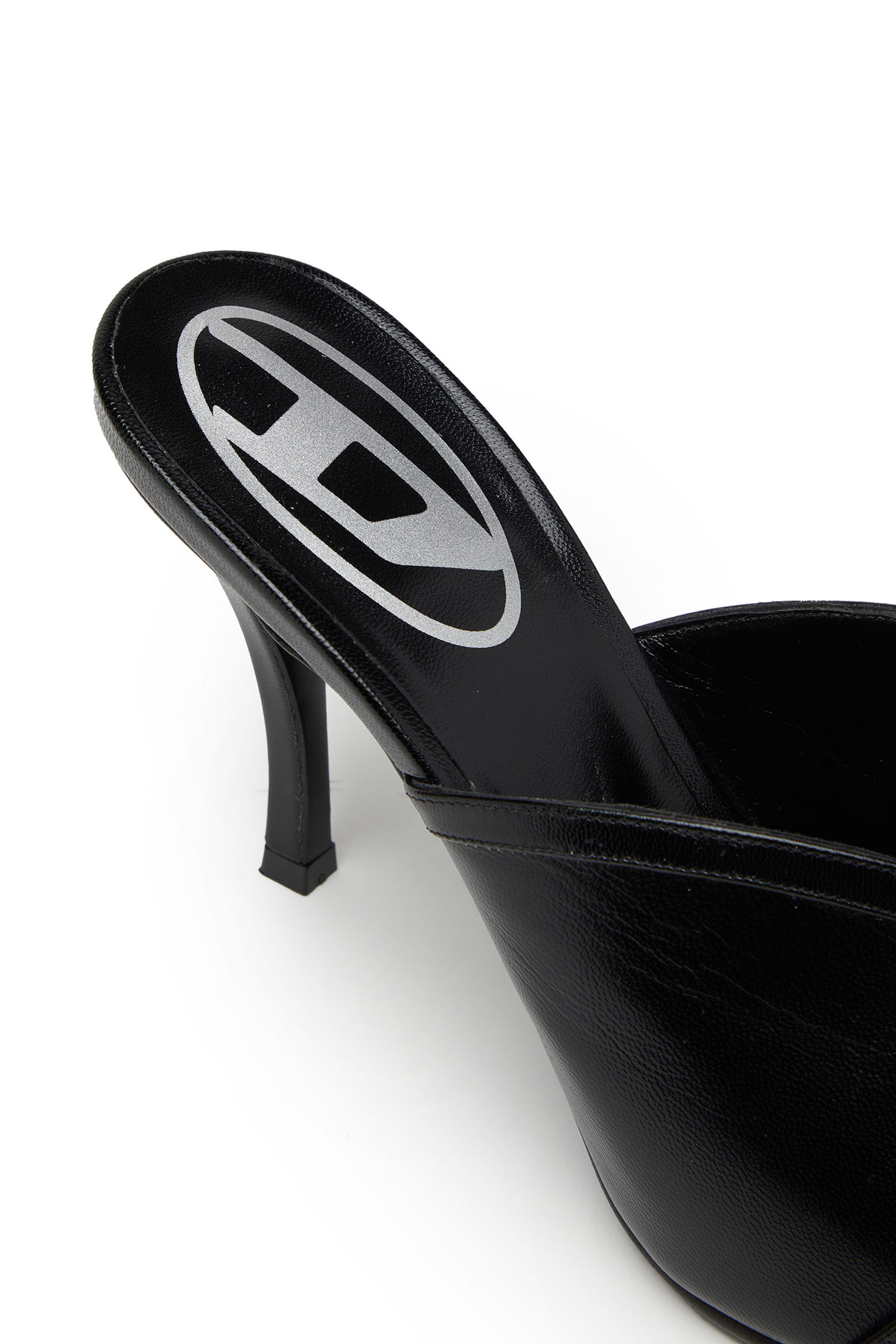 Diesel - D-ELECTRA ML, Woman D-Electra ML - Stiletto mules with cage upper in Black - Image 5