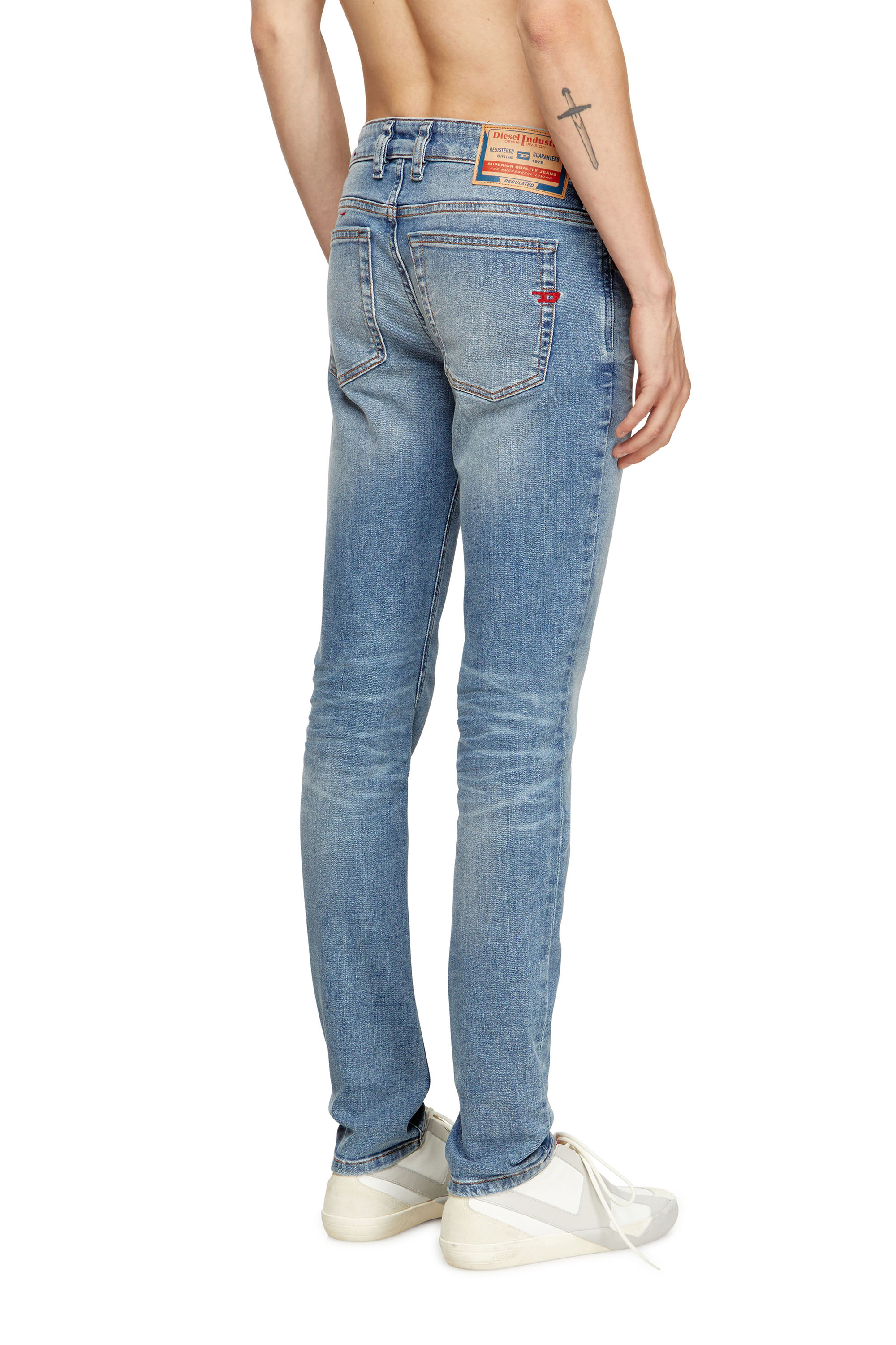 Diesel - Man's Skinny Jeans 1979 Sleenker 0DBDQ, Light Blue - 4